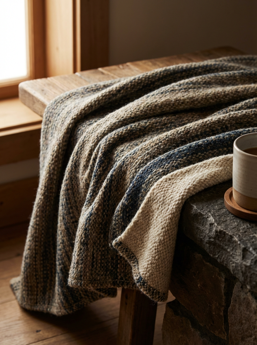 Wool Throw Blanket
