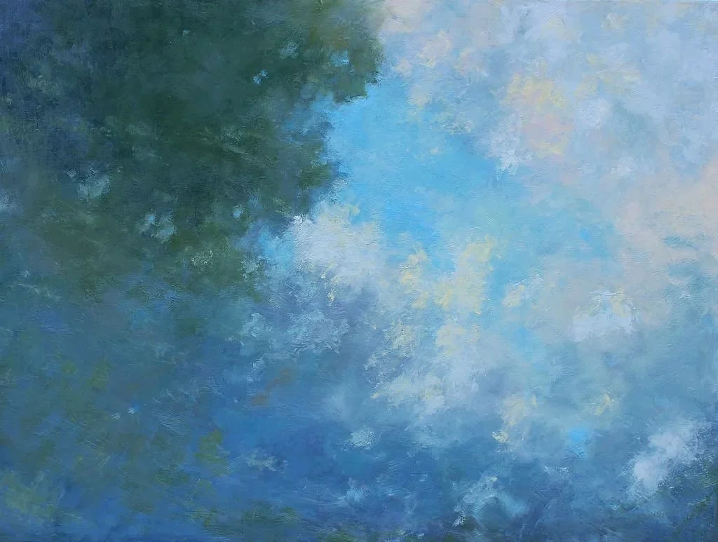 "Meditation"

 ©Patricia Scarborough

I often stand on a bridge over the local pond and think about how life unfolds.

30x40   $4500

Available through SNW Gallery, Manhattan, Ks.