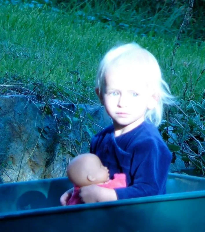 GIRL ... The haunting gaze of the girl in the wagon reminds me that life is transitory, and childhood a mystery.

I create a presence or a person when no one is there. My favourite framing is a close- up. I want to zoom in and dissect. Who’s there?