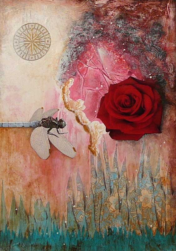 UNLIKELY MEETING ... I enjoy the bizarre creativity of Surrealism – this piece is a reference to the line “beautiful as the chance meeting on a dissecting table of a sewing machine and an umbrella” (Isidore Ducasse, 1860’s)