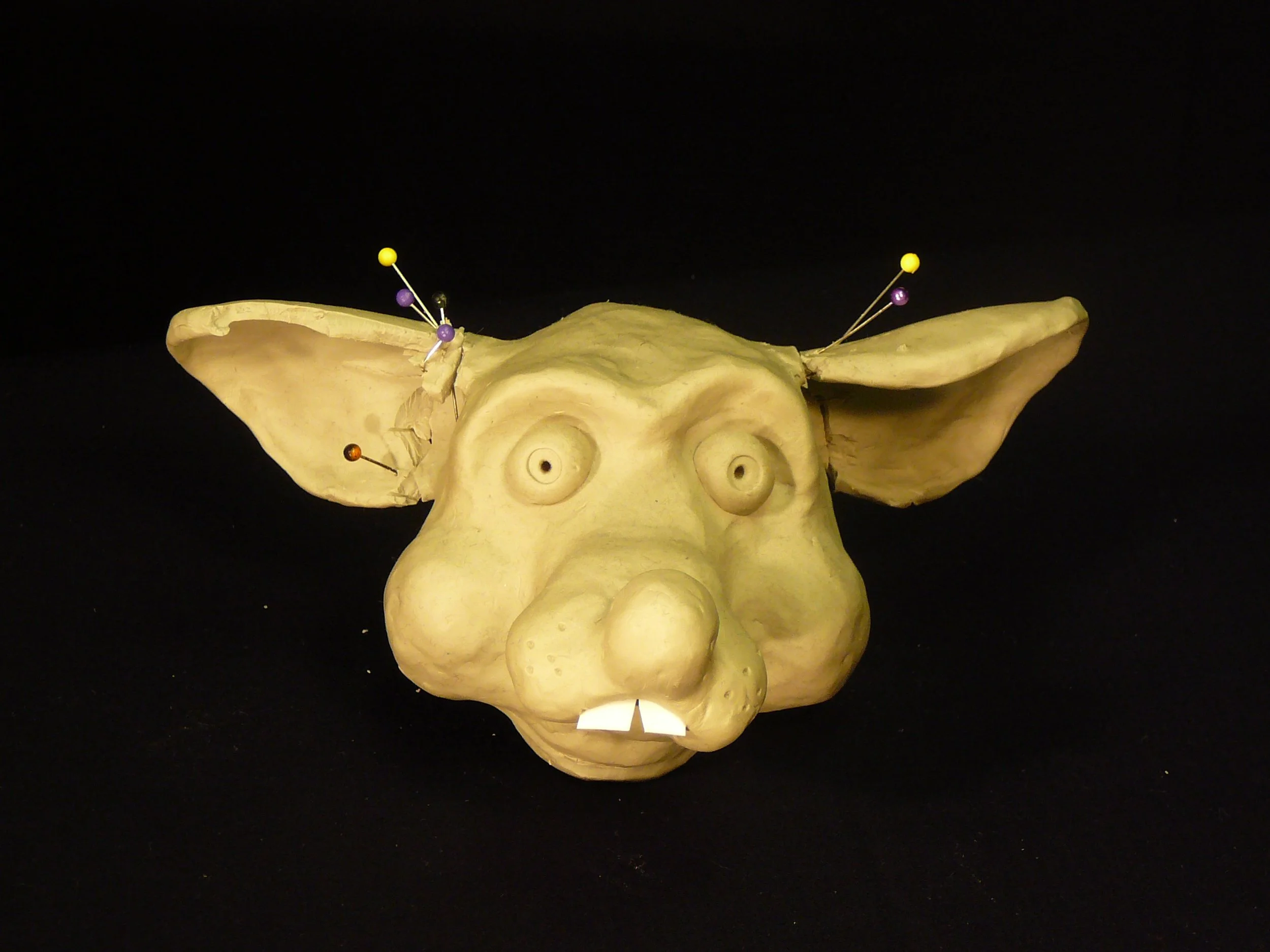 3D plasticine mouse head model