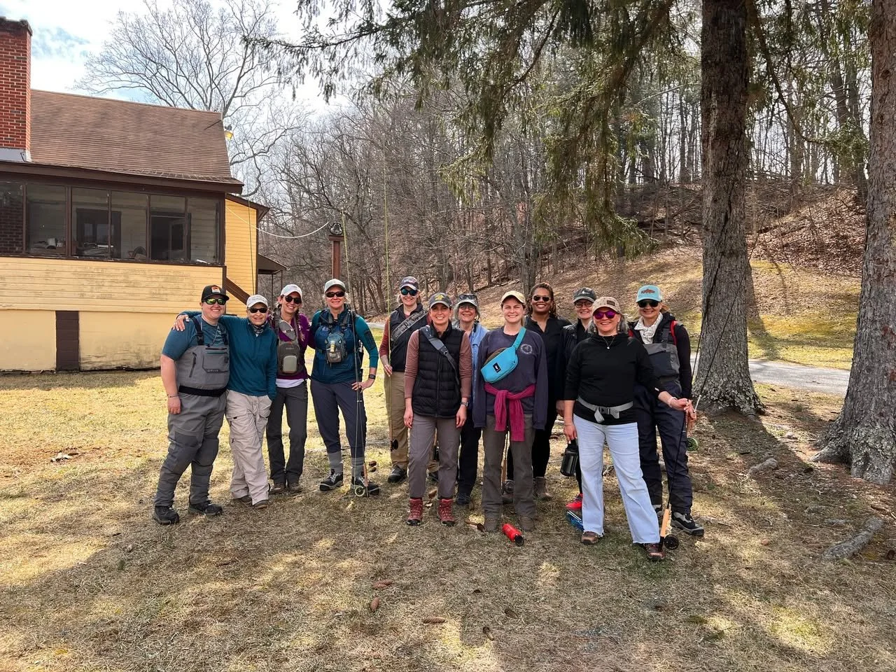 A group photo from the Spring 2025 retreat.