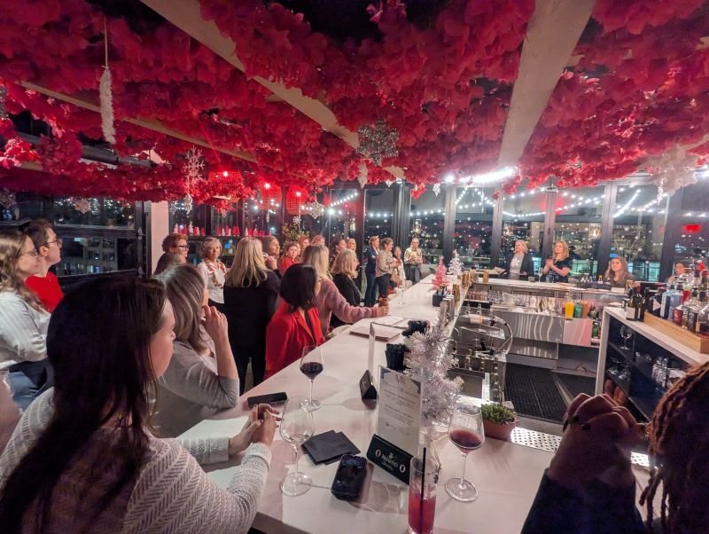 The beautiful venue at the Moxy Hotel DC.