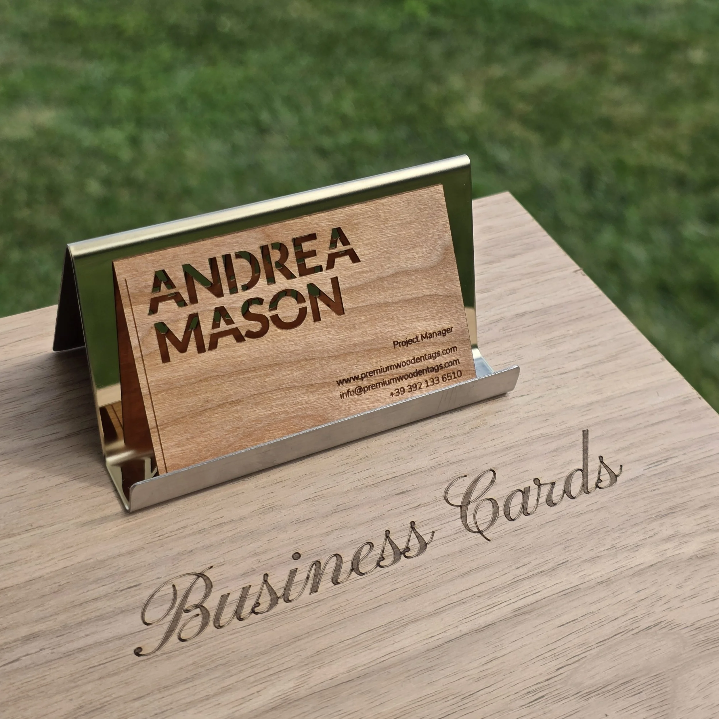Business Card - Ciliegio