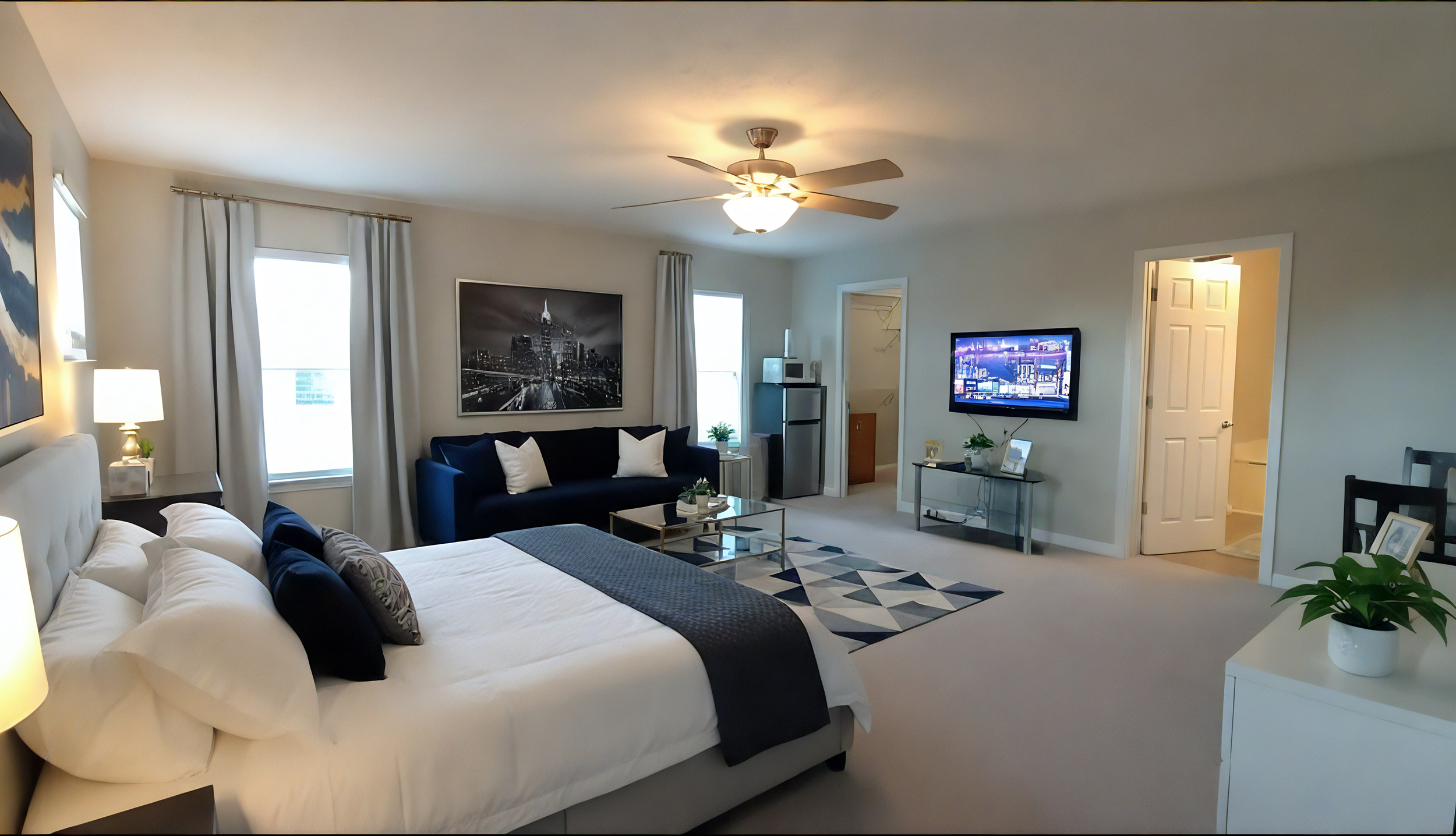 Oversized Master Suite Studio.