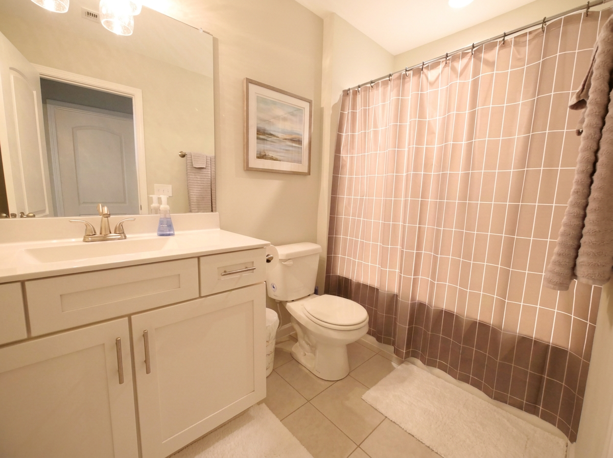 Clean and sanitized bathroom. 