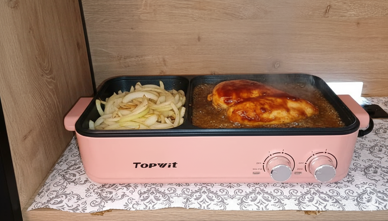 2-in-1 Electric Pot and Grill