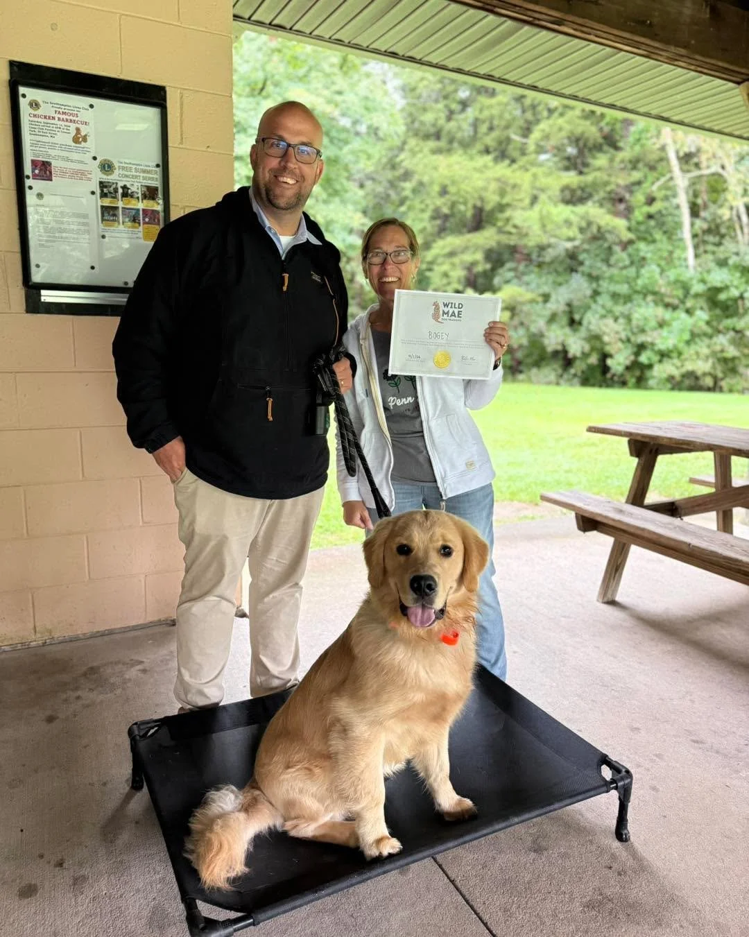 We didn&rsquo;t let the rain take away from our graduation celebrations! 🎓🐾

These three pups officially graduated from their Basic Obedience Board &amp; Train programs, and we couldn&rsquo;t be more proud of all the hard work and progress they mad