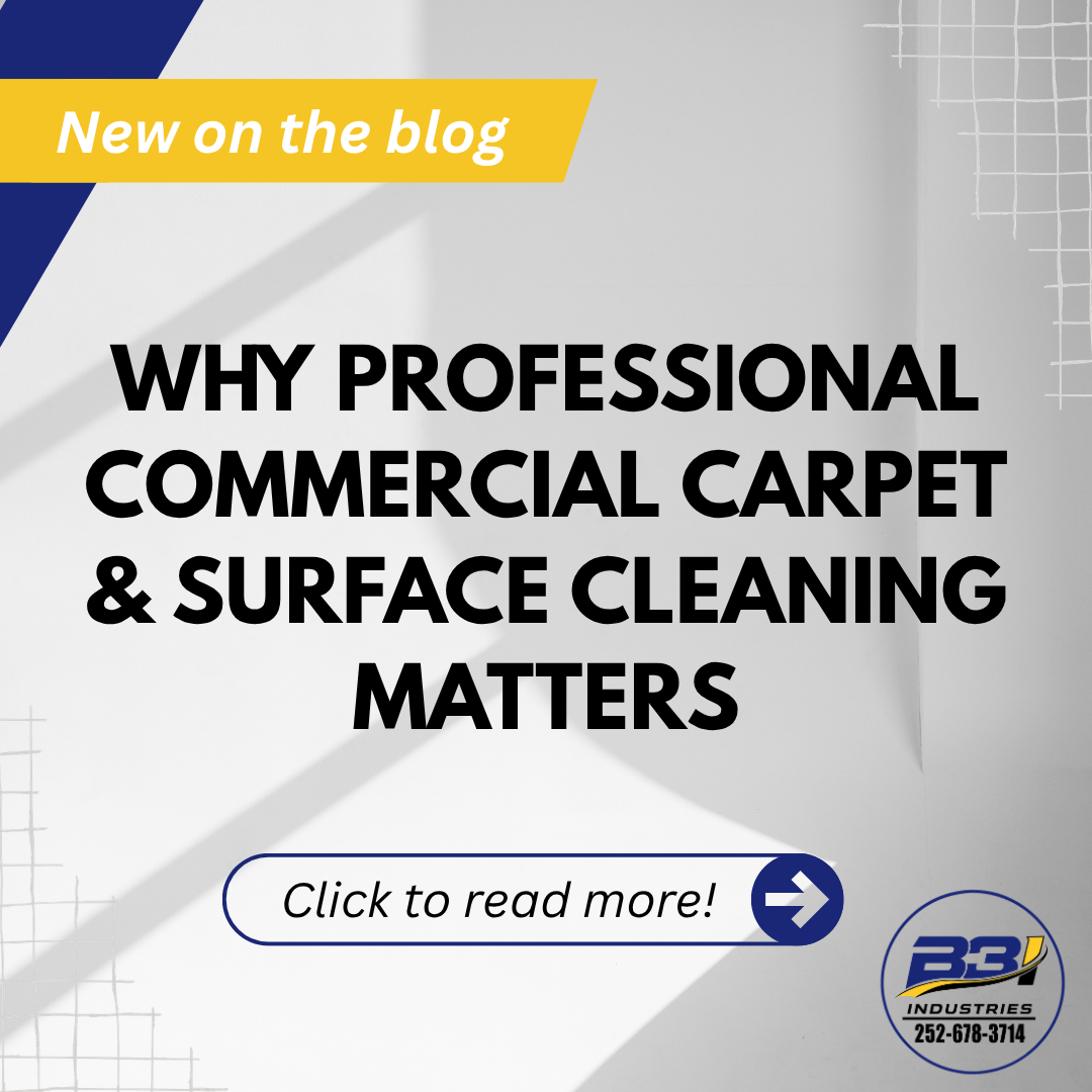 Why Professional Commercial Carpet &amp; Surface Cleaning Matters