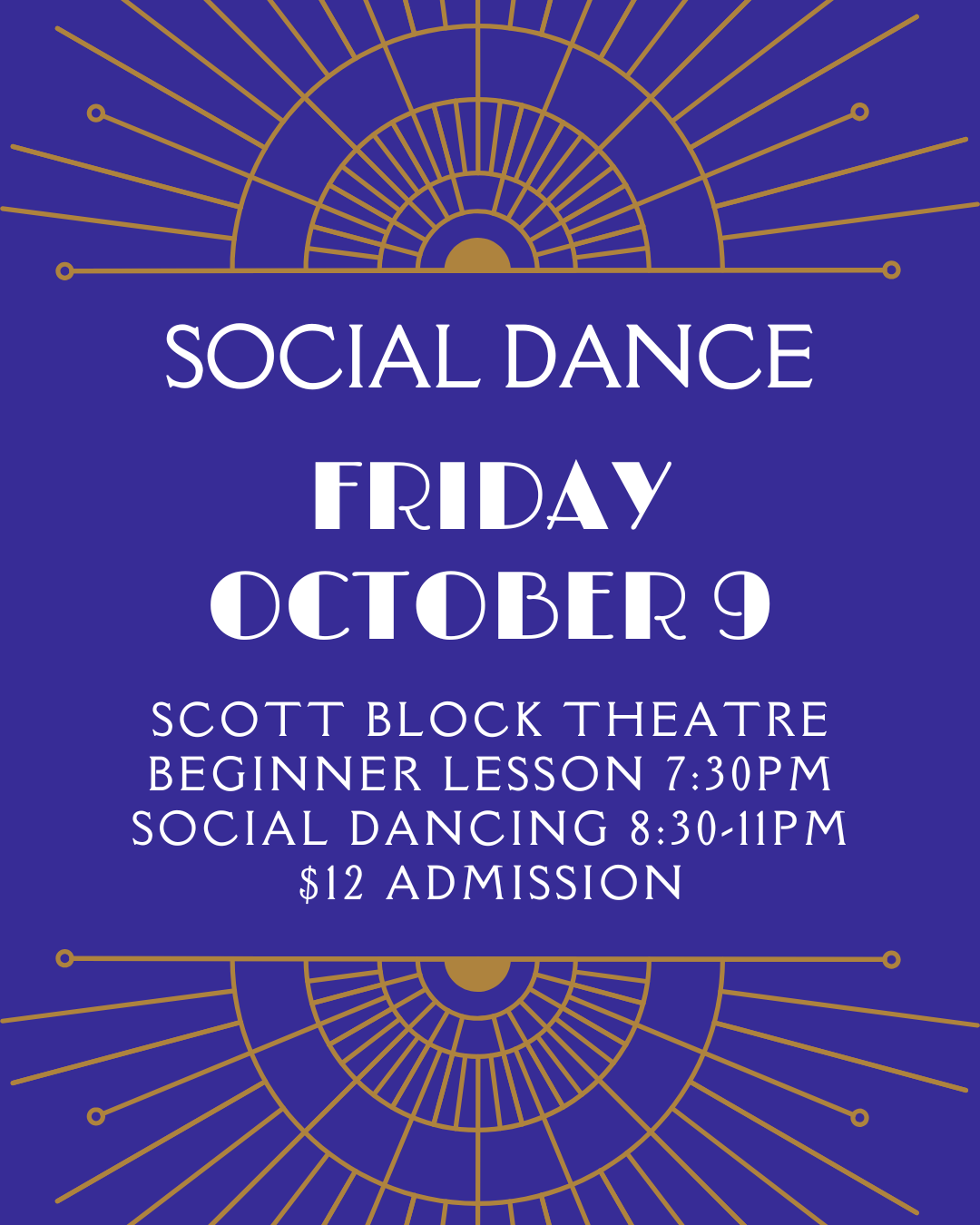 Social Swing Dance - October 9