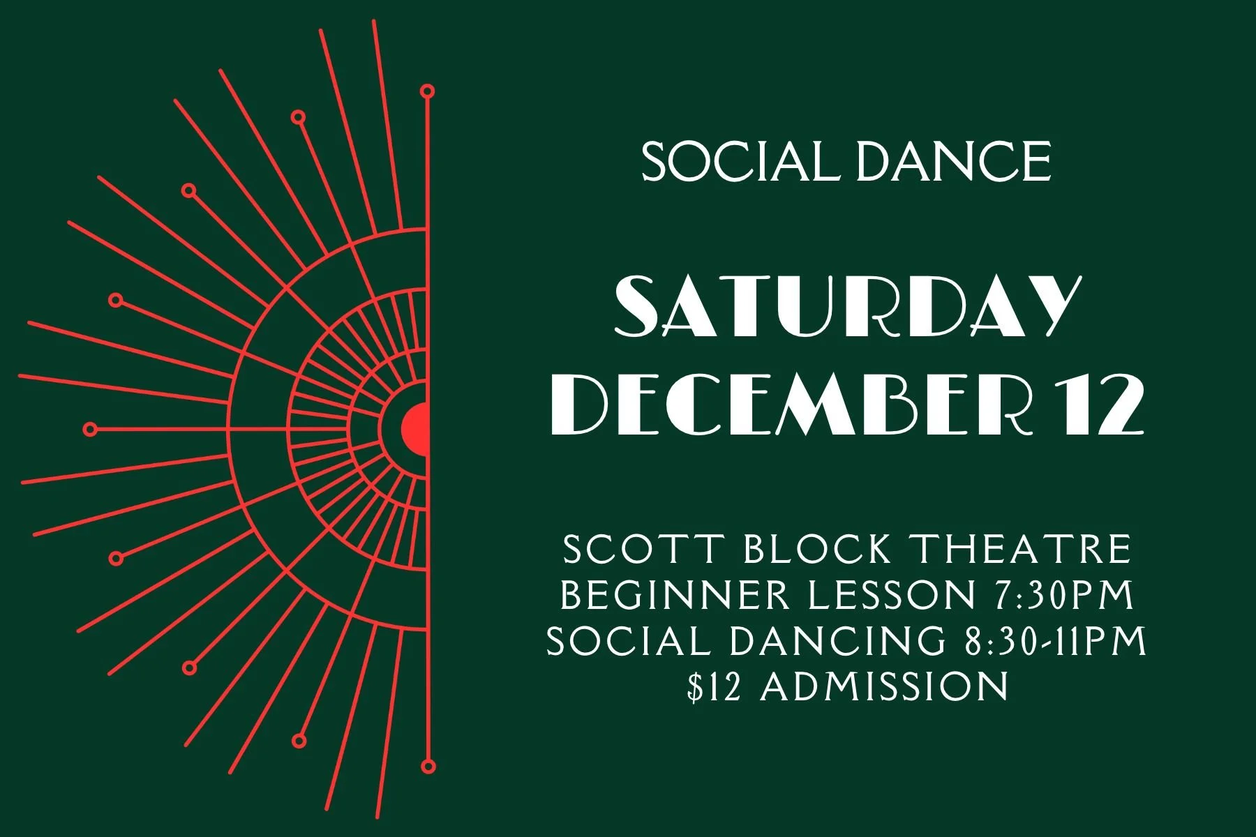 Social Swing Dance - December 12