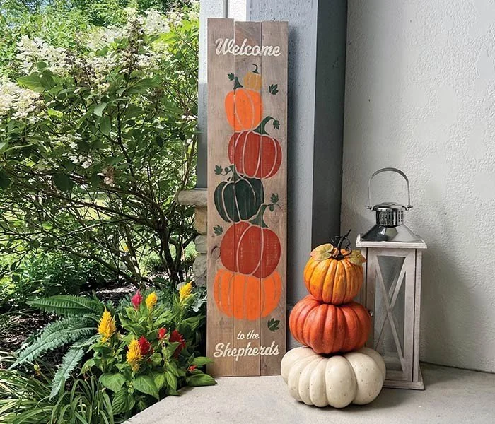 Long Fall Porch Sign