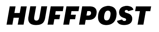 HuffPost logo in black, bold, uppercase letters.