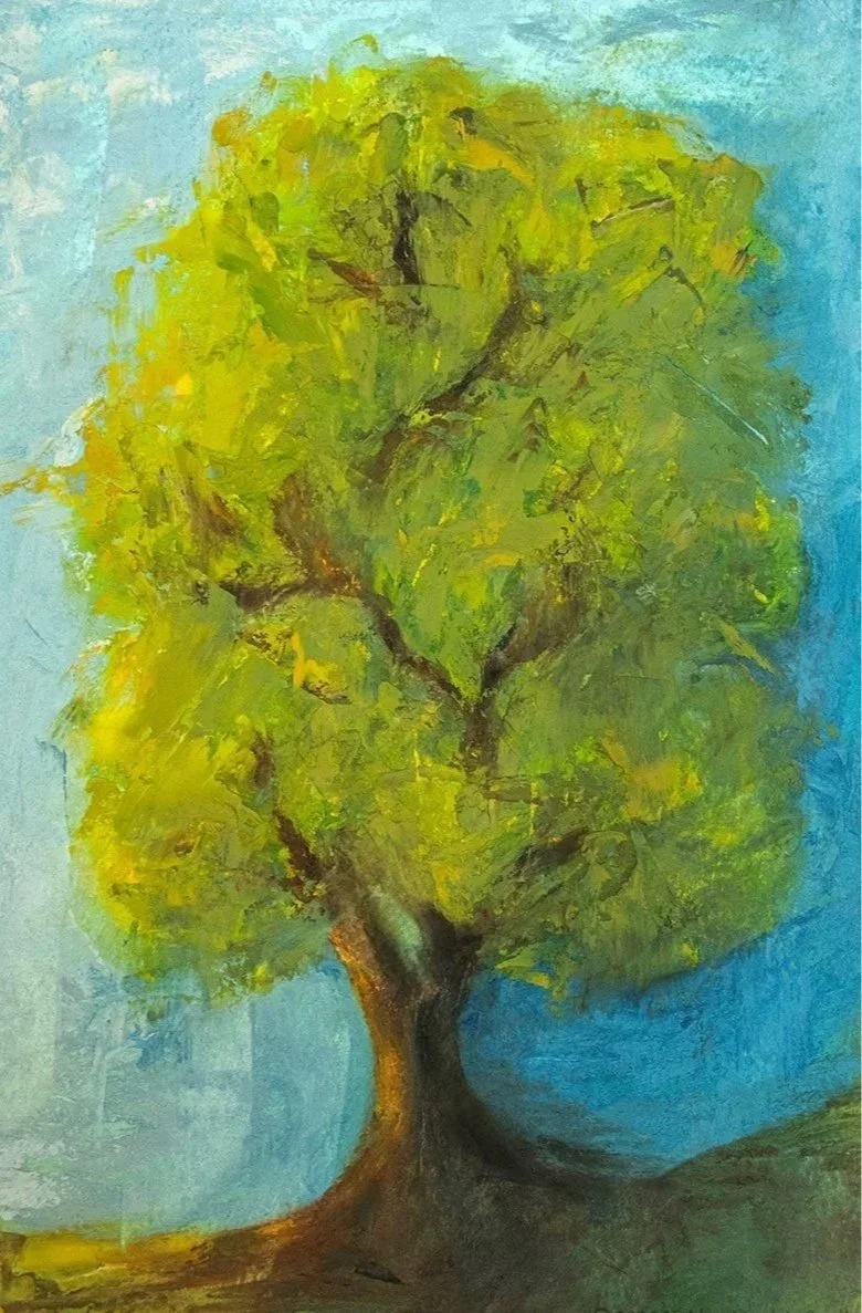 "Oak" | Oil Pastel on Canvas | 8x10" | 2026