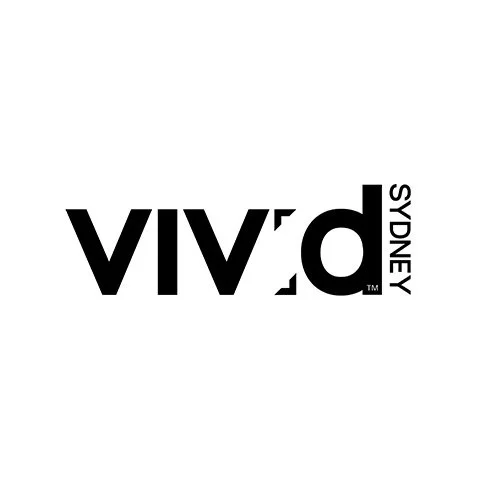 Vivid Sydney logo with black text on a white background.