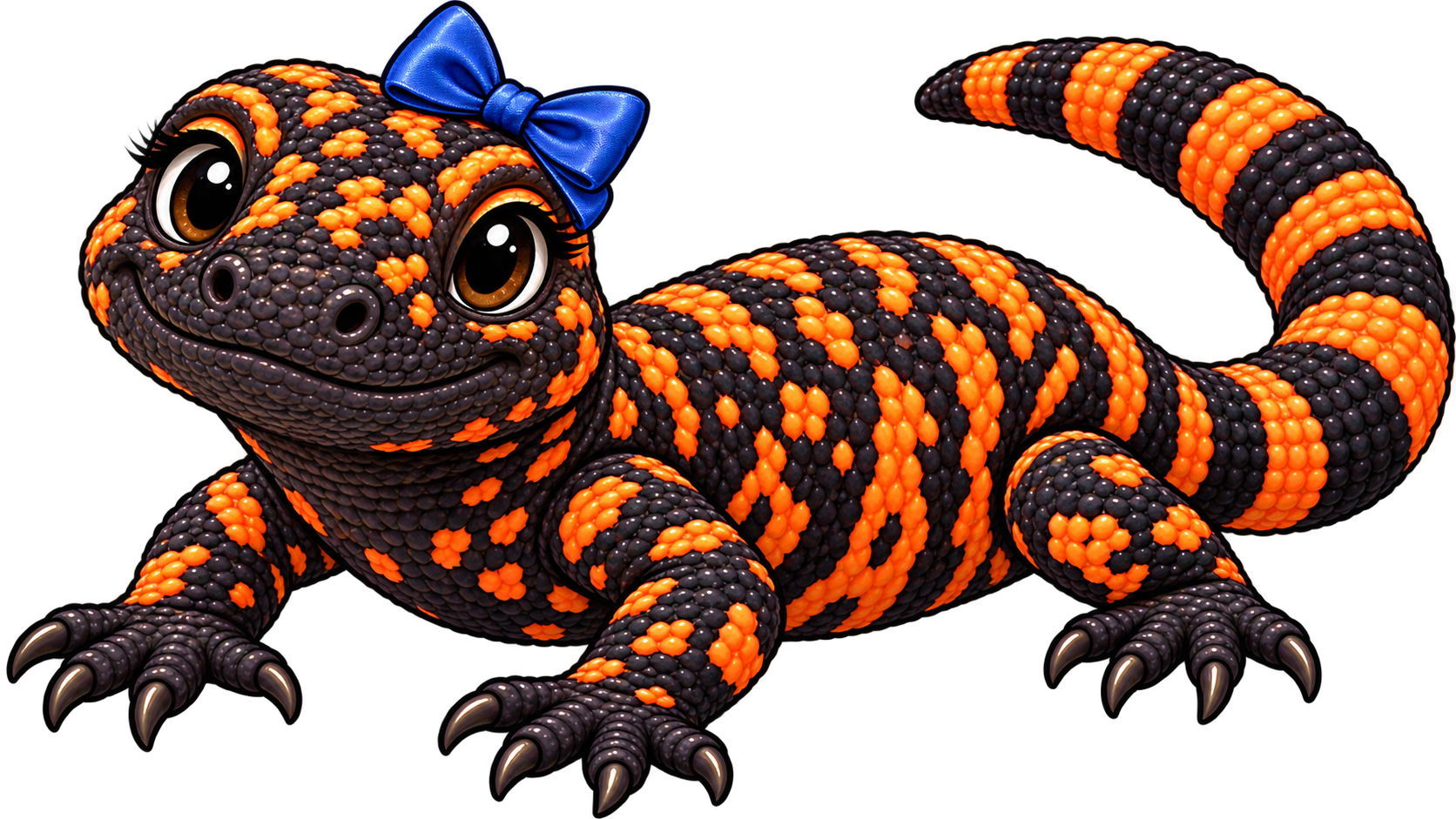 Cartoon image of a Gila Monster