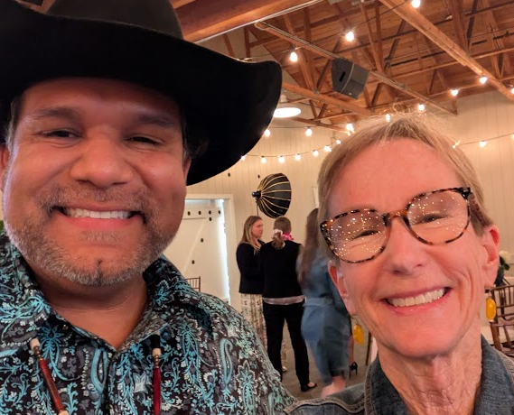 With Nathan Banda, Tribal Chair, Juaneño Band of Mission Indians