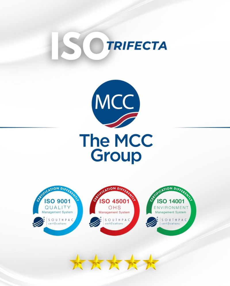 Triple ISO Success for The MCC Group