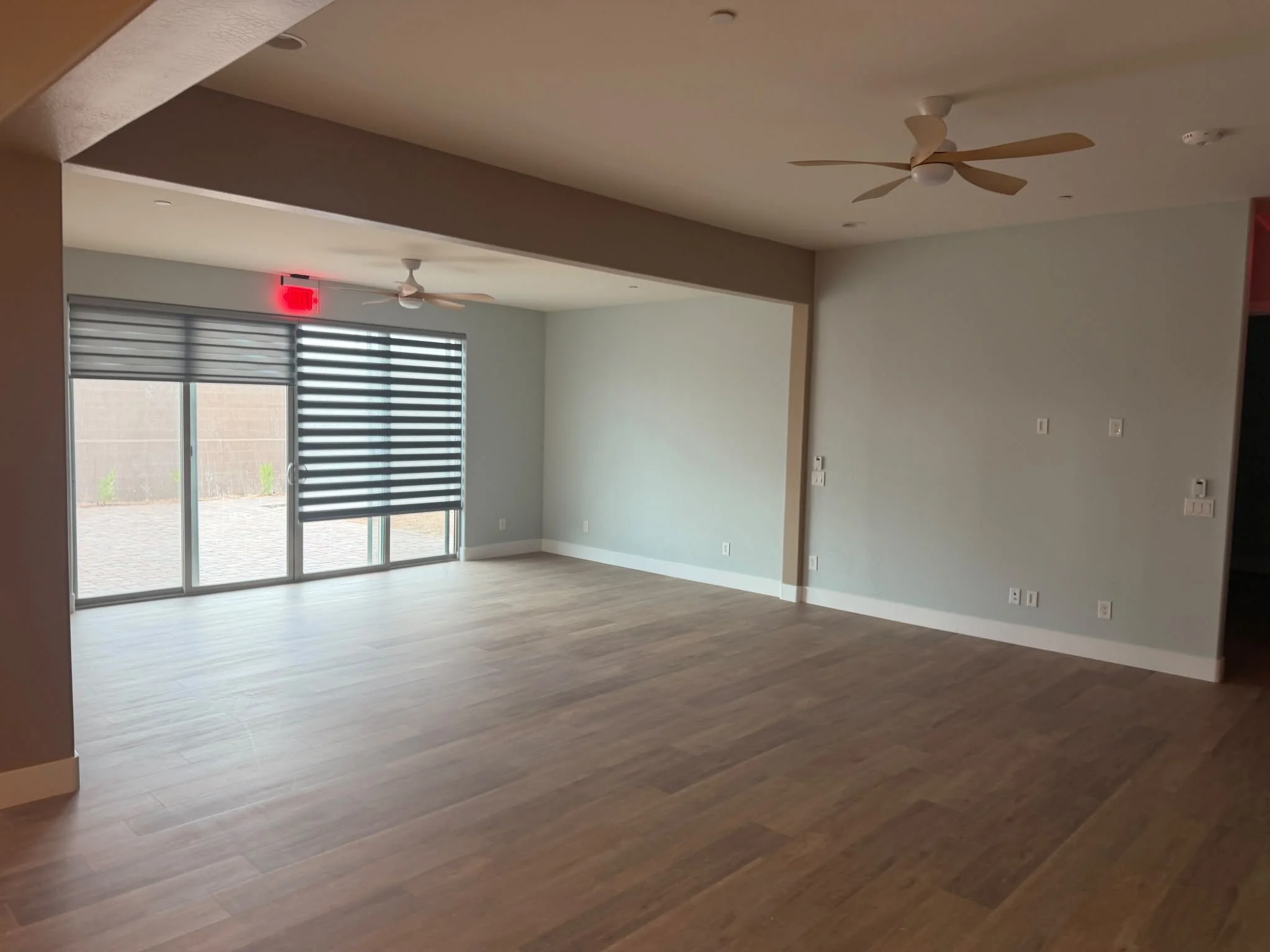 Living room remodel with wooden flooring in Phoenix, AZ