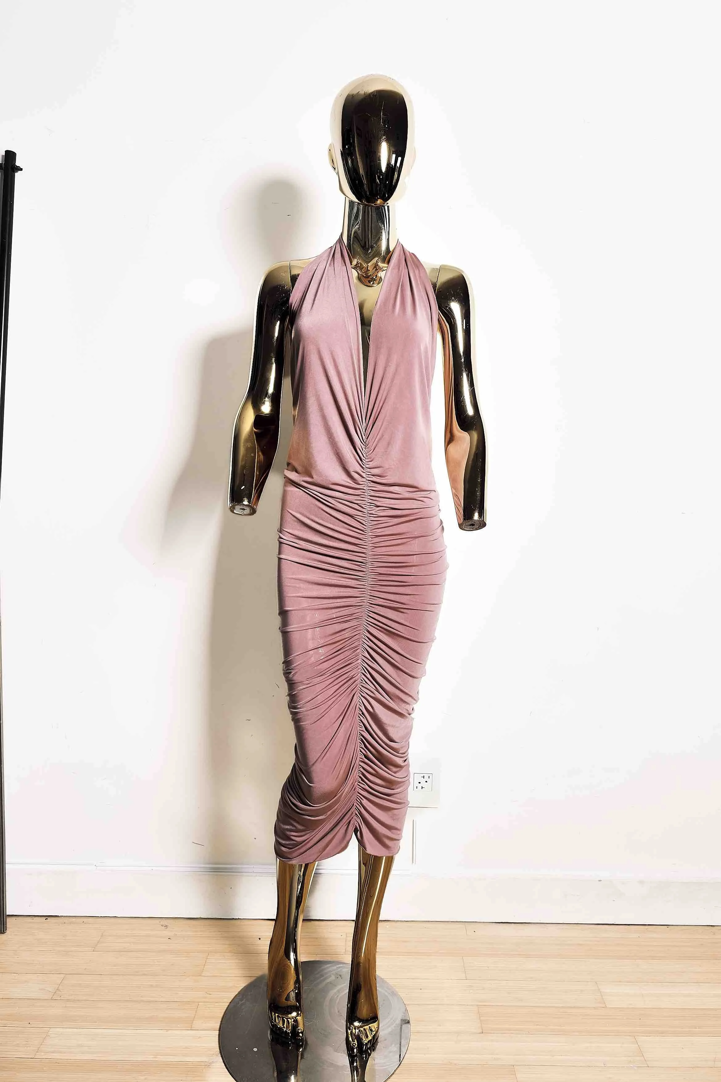 Plain Faultline Dress