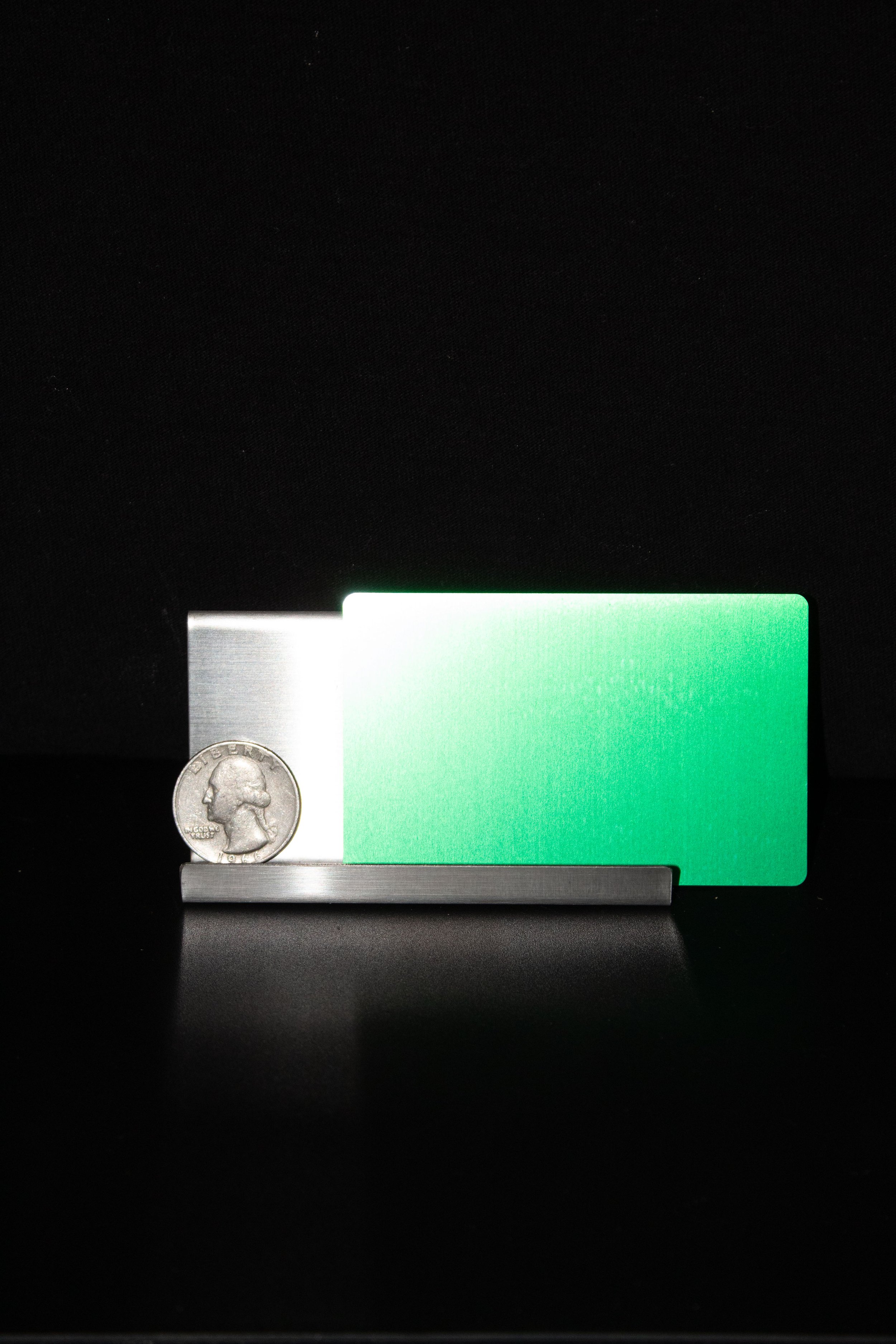Anodized Aluminum Business Cards