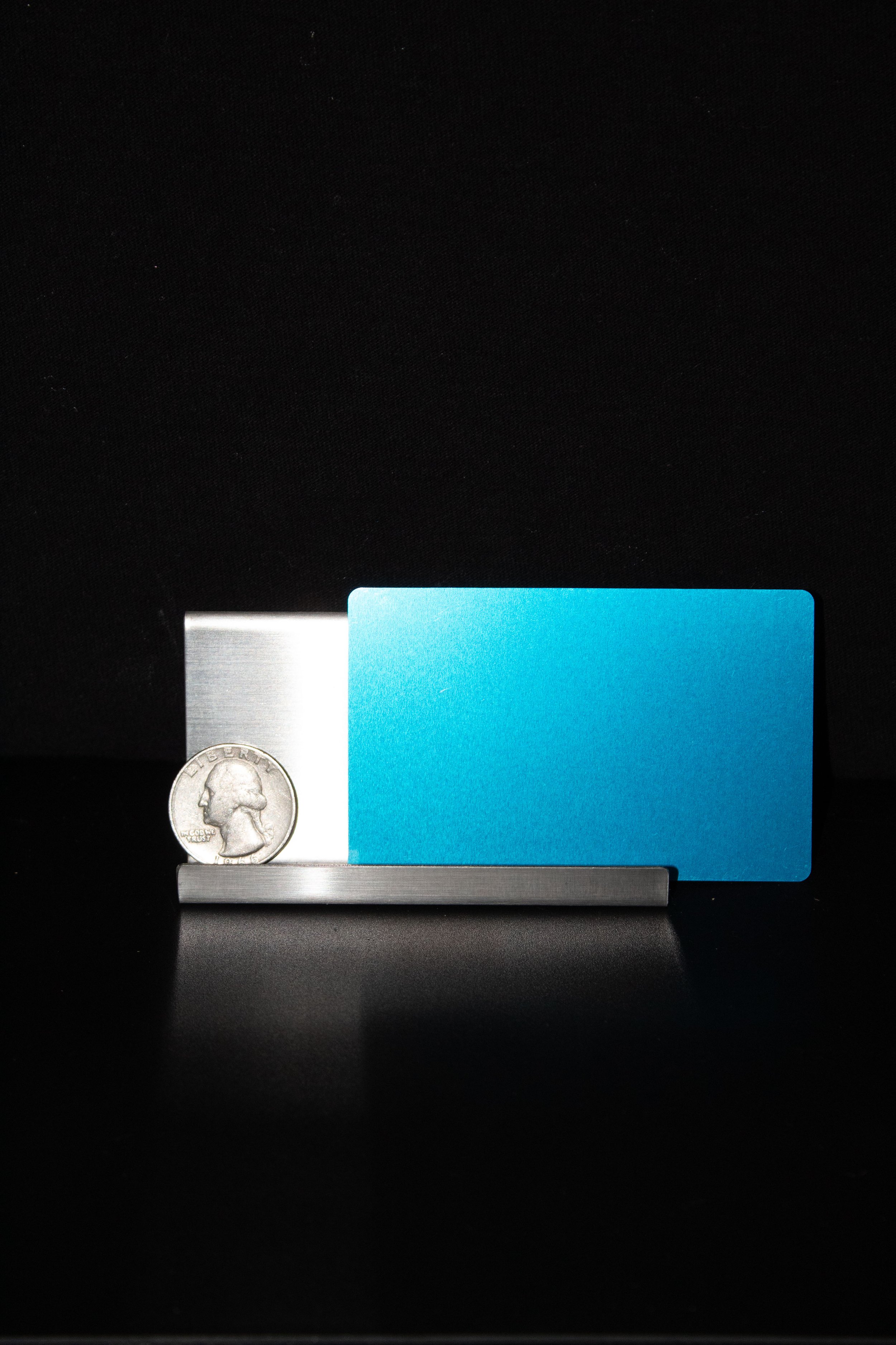 Anodized Aluminum Business Cards