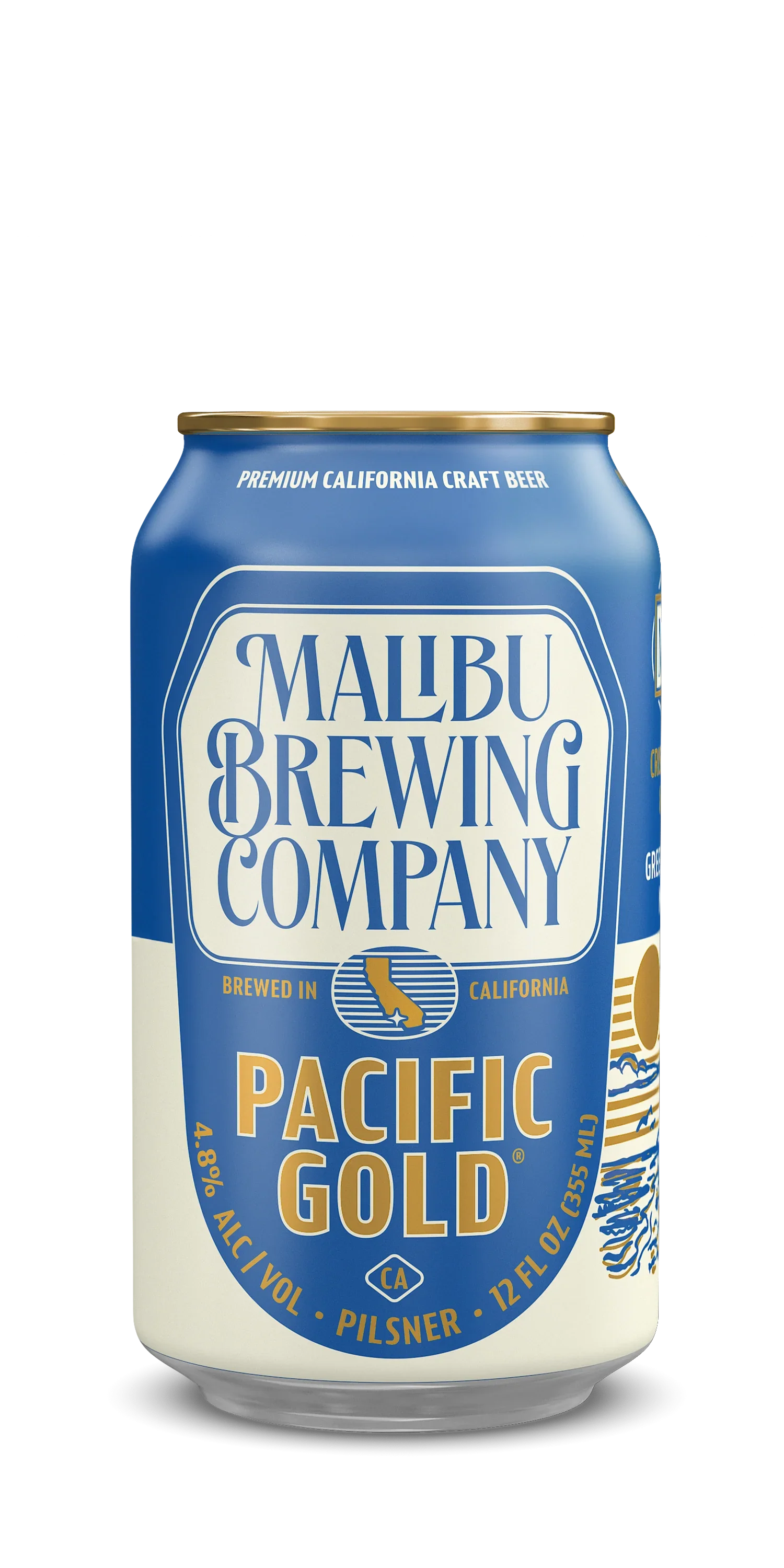 Malibu Brewing "Pacific Gold" American Lager