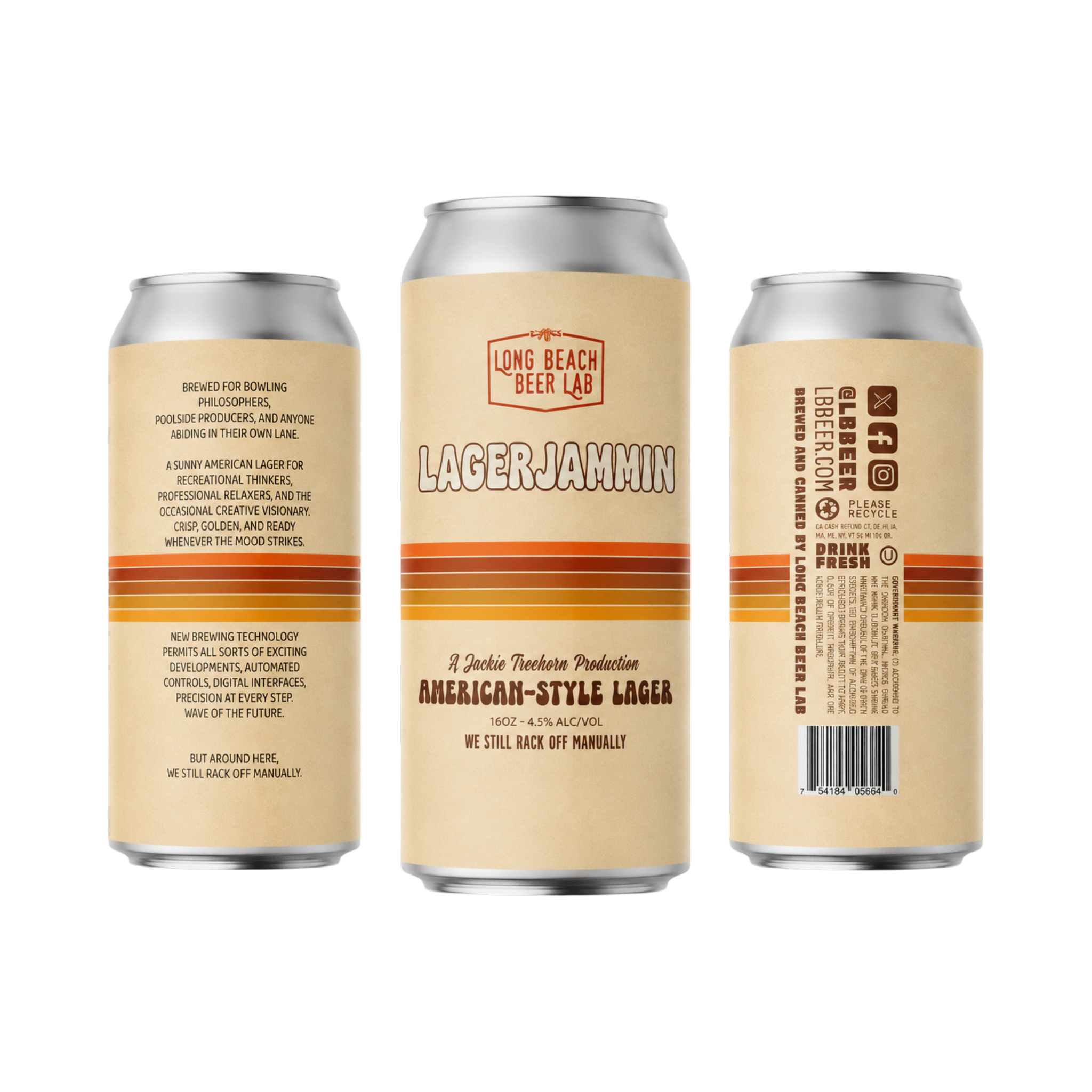 Long Beach Beer Lab "Lagerjammin" American style Lager