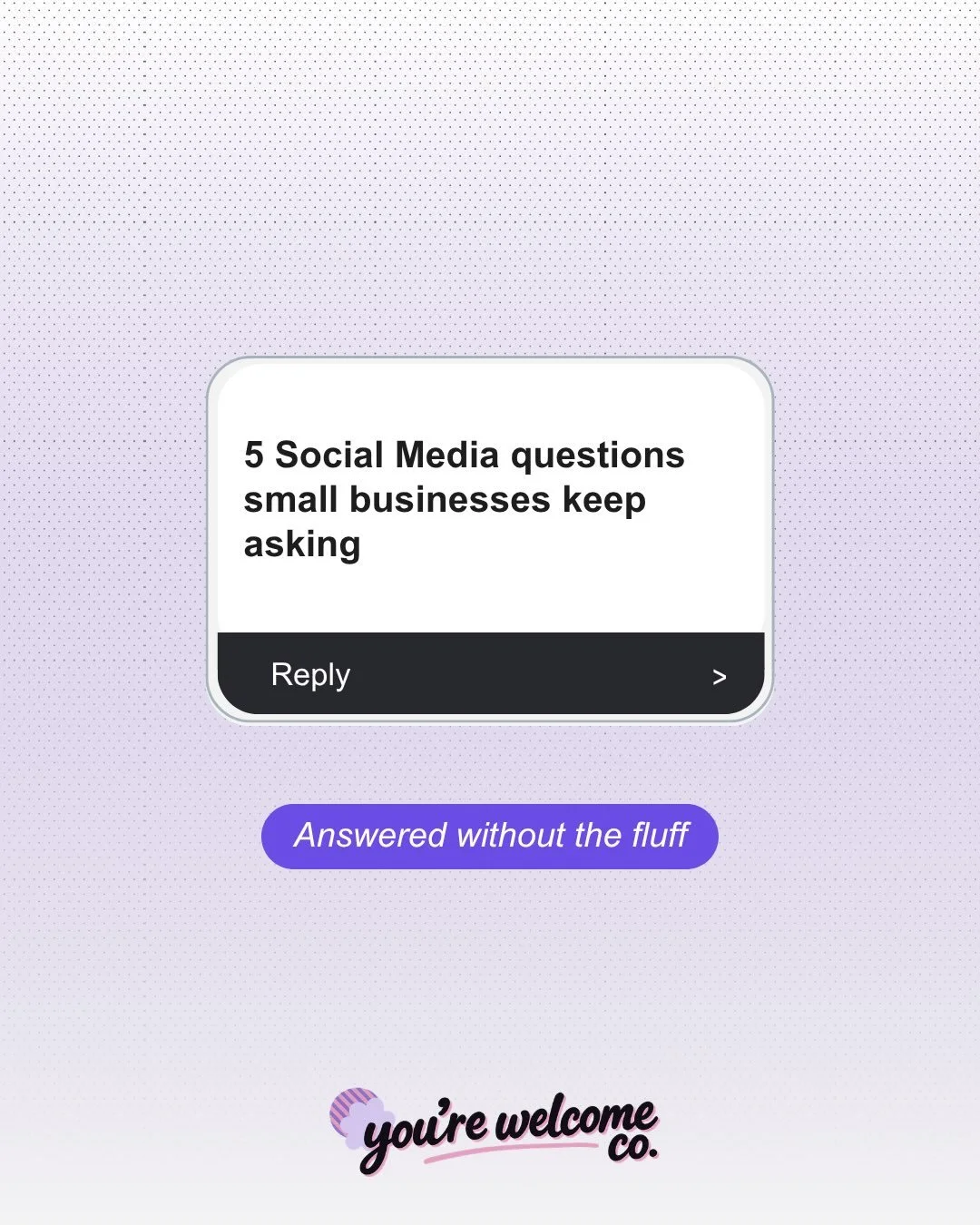 Social media advice has a habit of making everything feel more complicated than it needs to be.

You don&rsquo;t need to obsess over likes, discover one magical posting time or create content for absolutely everyone.

You do need to understand:
✨ Who