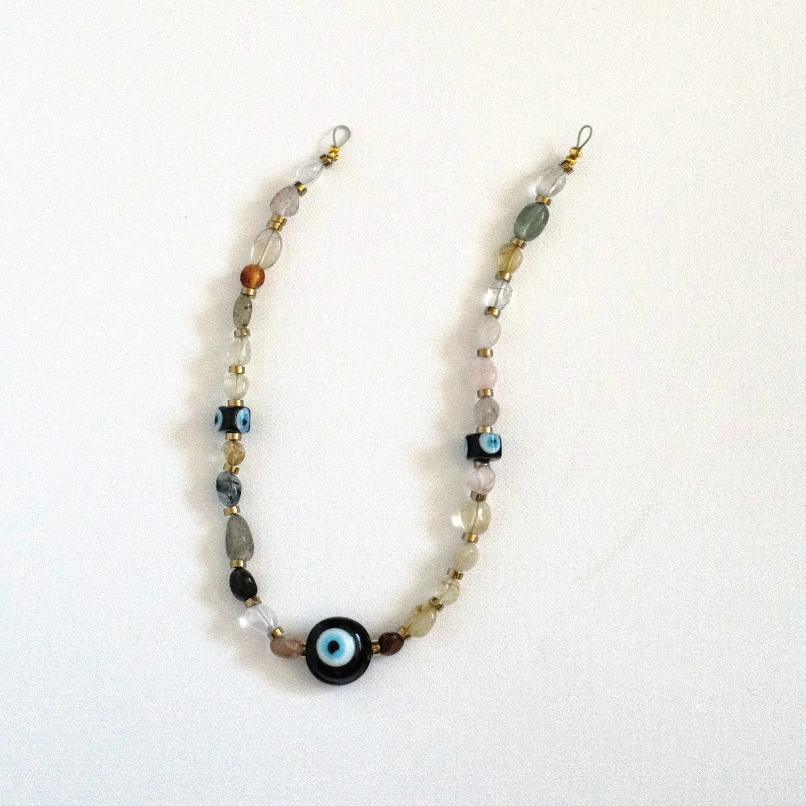 smoke — beaded phone charm