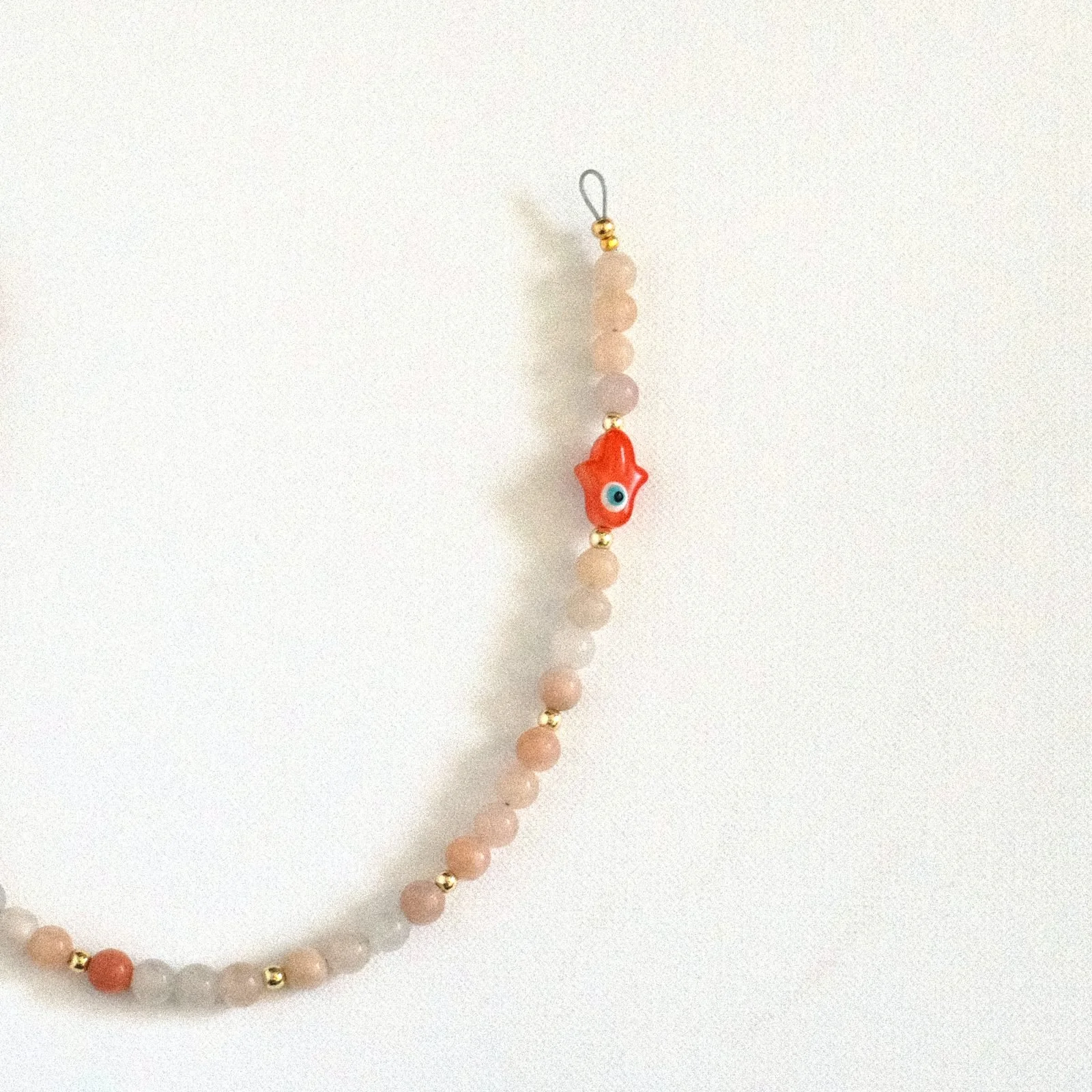 sandpiper — beaded phone charm