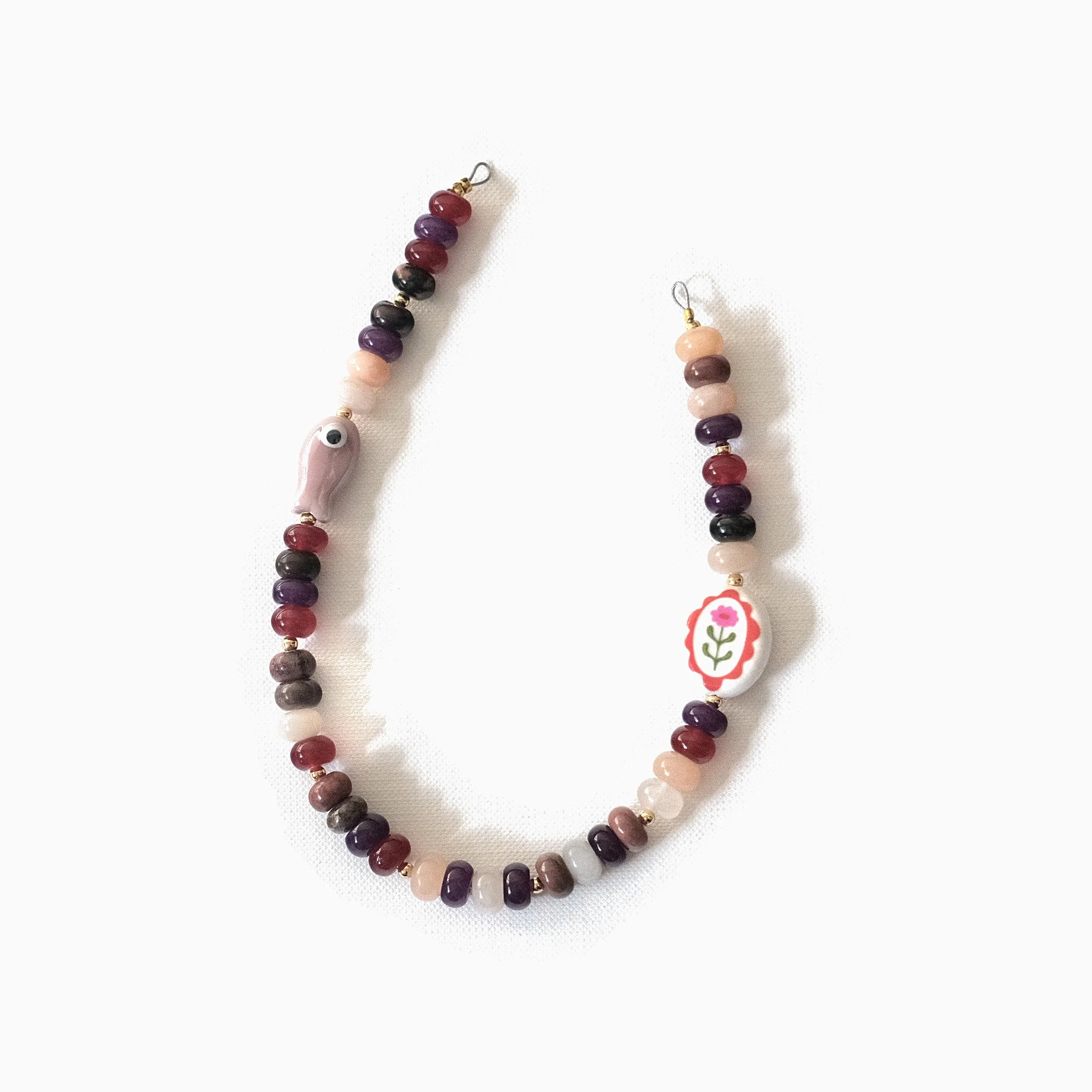 posy — beaded phone charm