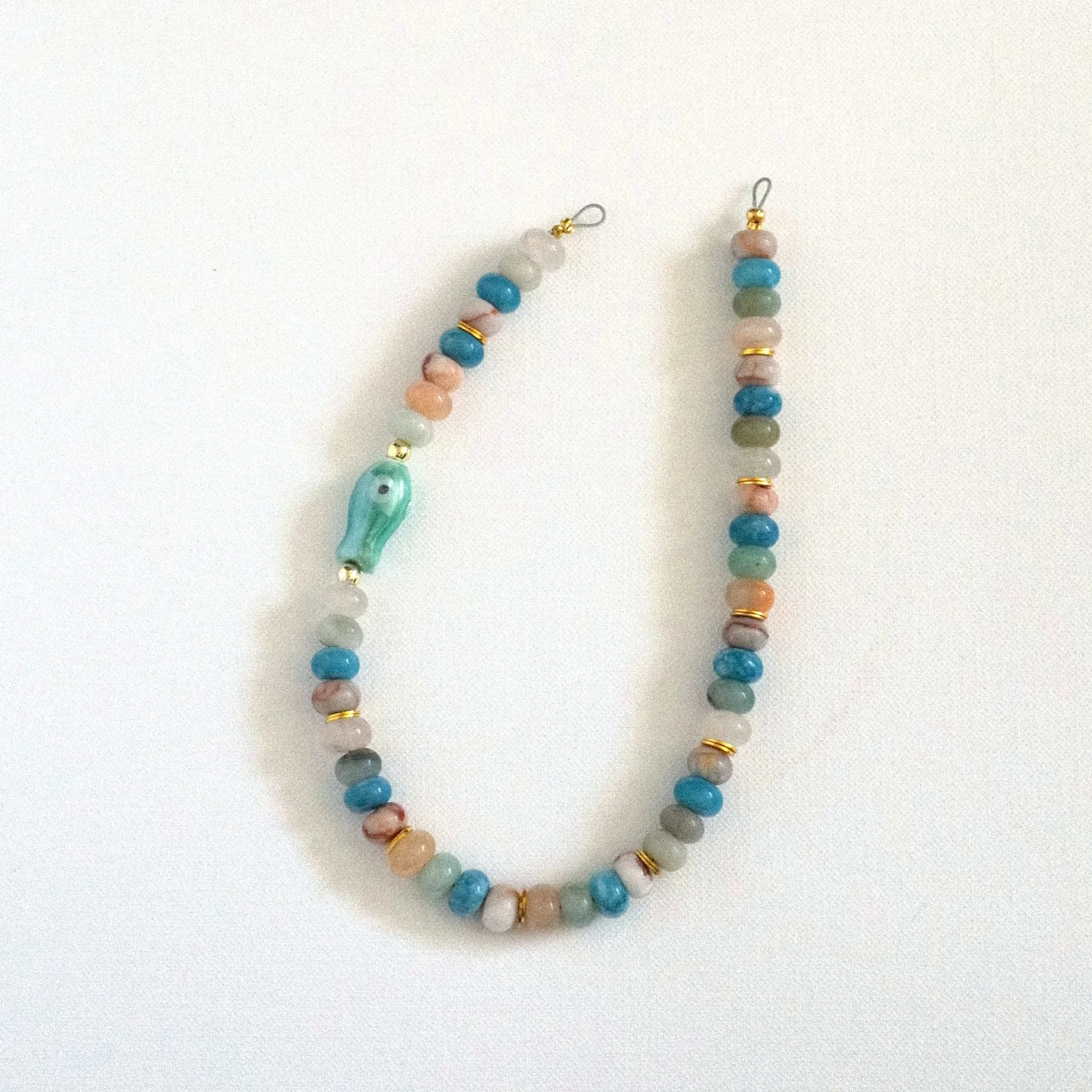 kingfisher — beaded phone charm
