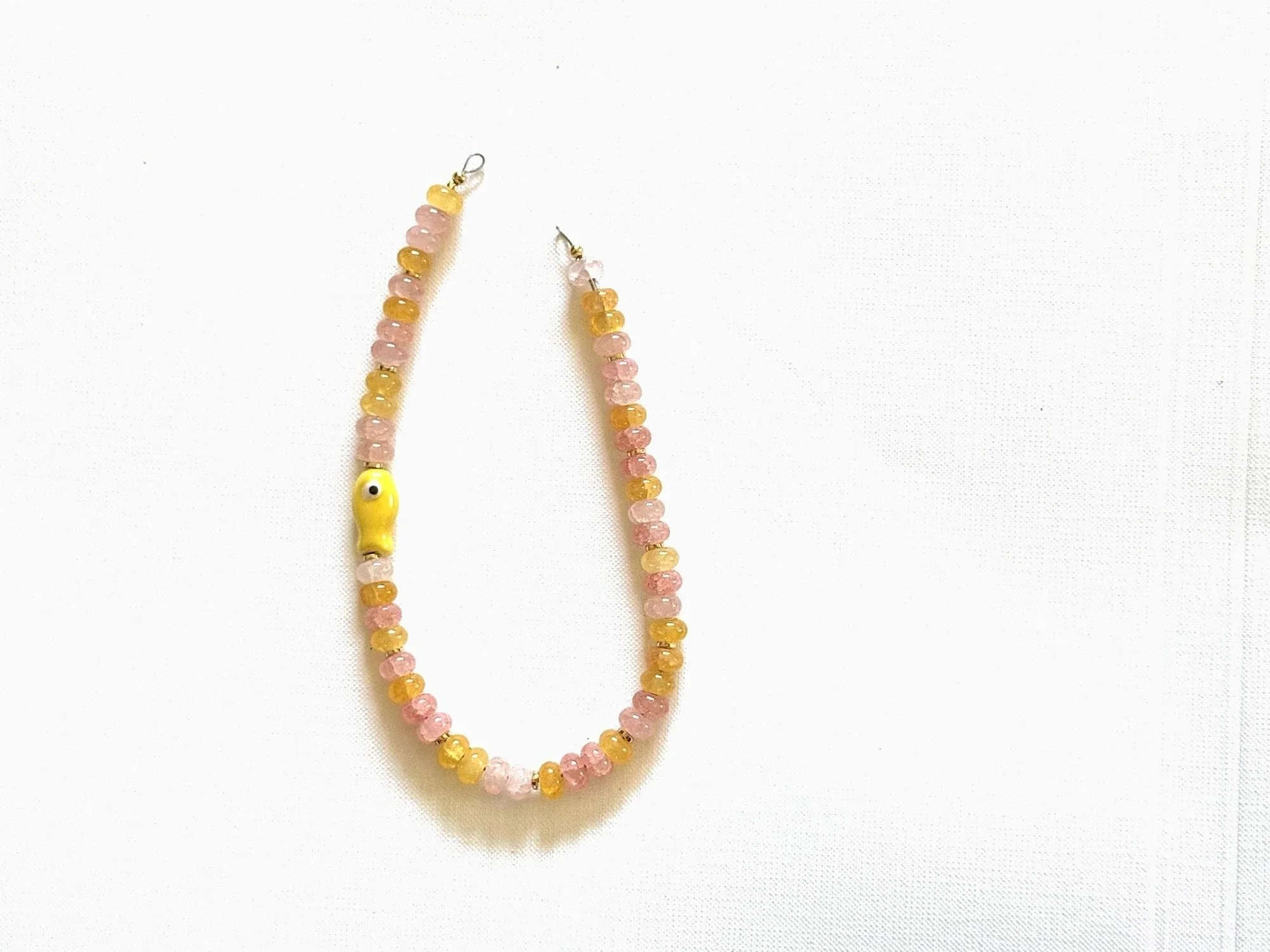 goldfish — beaded phone charm