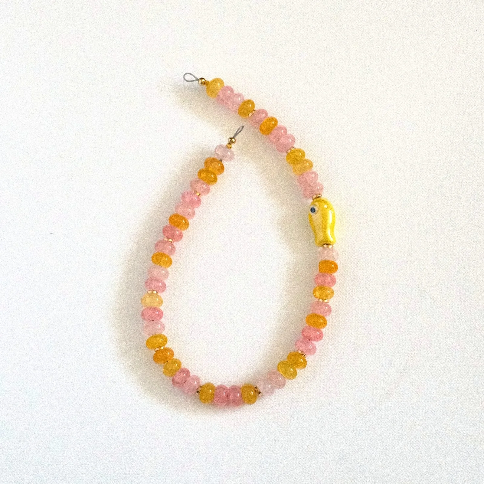 beeswax — beaded phone charm