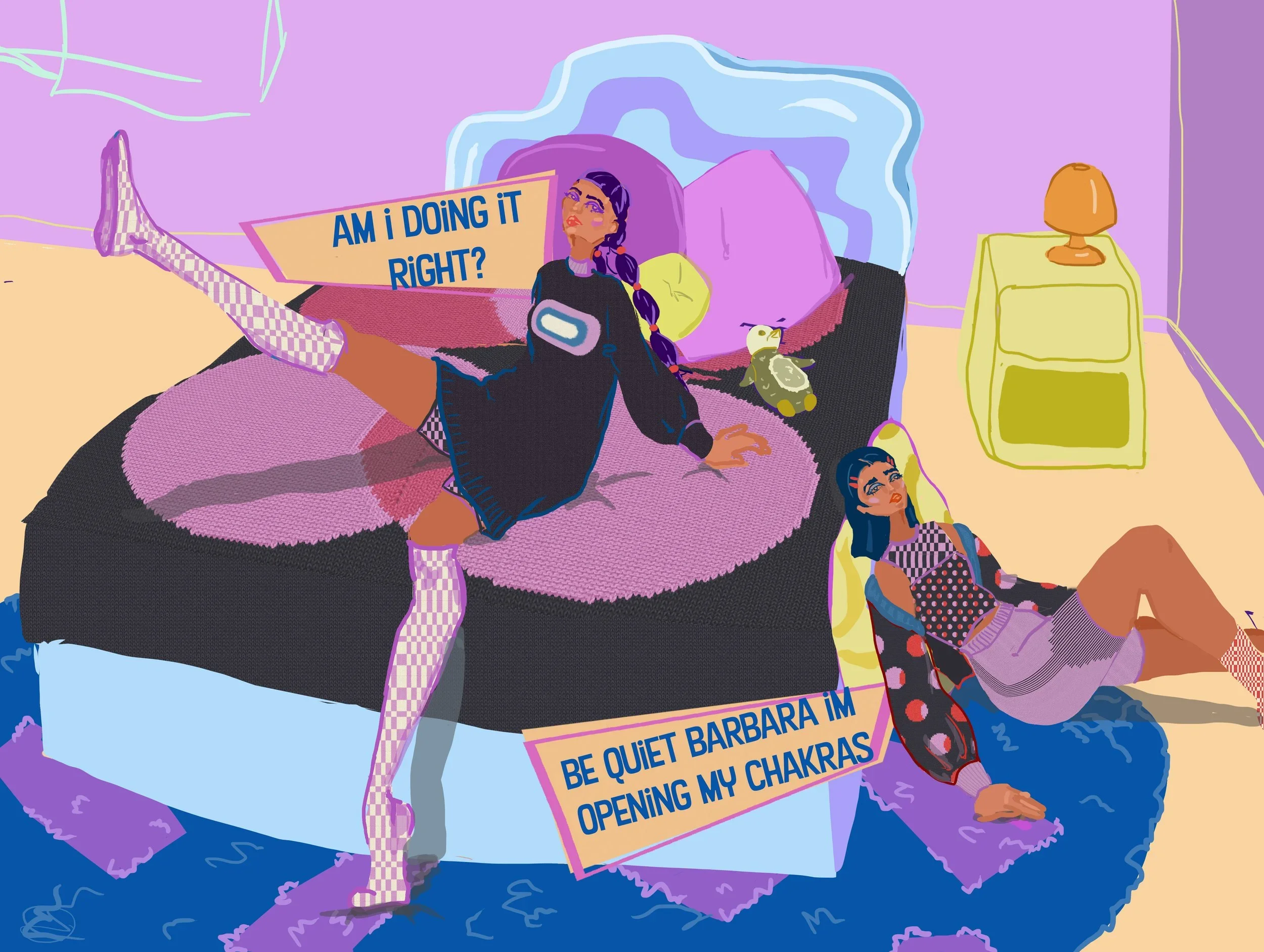 Postcards From Quarantine: A whimsical take on mundane daily life during Spring 2020