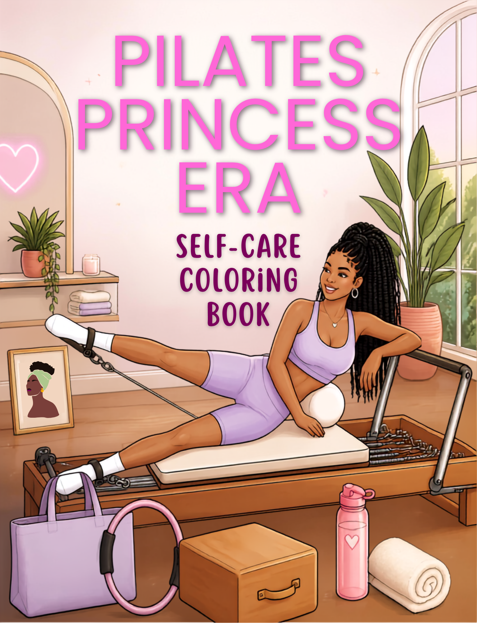 Pilates Princess Era: Adult Coloring Book for Self-Care