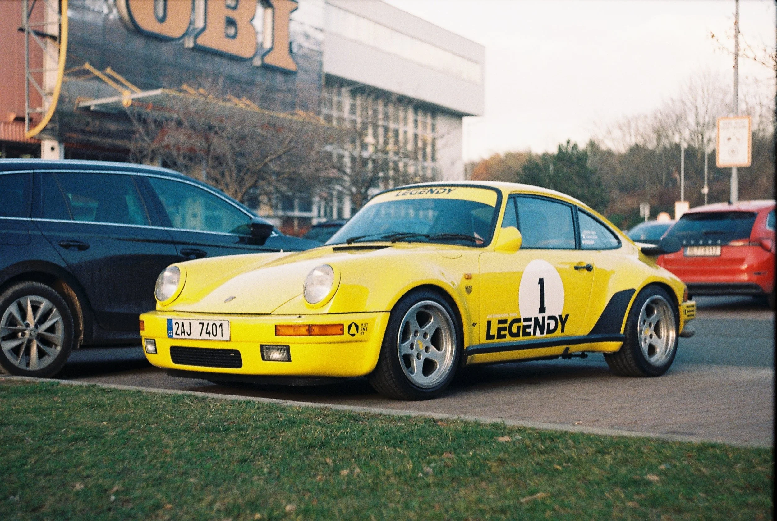  This Porsche is a beauty, and I’ve spotted it around Prague a few times. Here I was kneeling, working on the framing, focus and settings, when the owner showed up. As soon as he saw me shooting, he stepped aside so I could take the photo freely. Aft