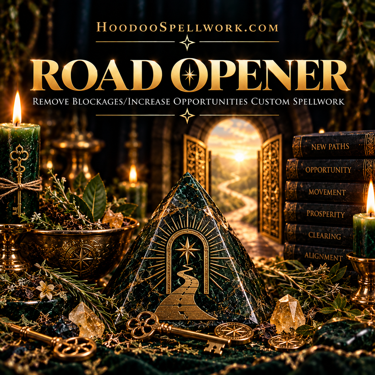 ROAD OPENER - Remove Blockages/Increase Opportunities Custom Spellwork