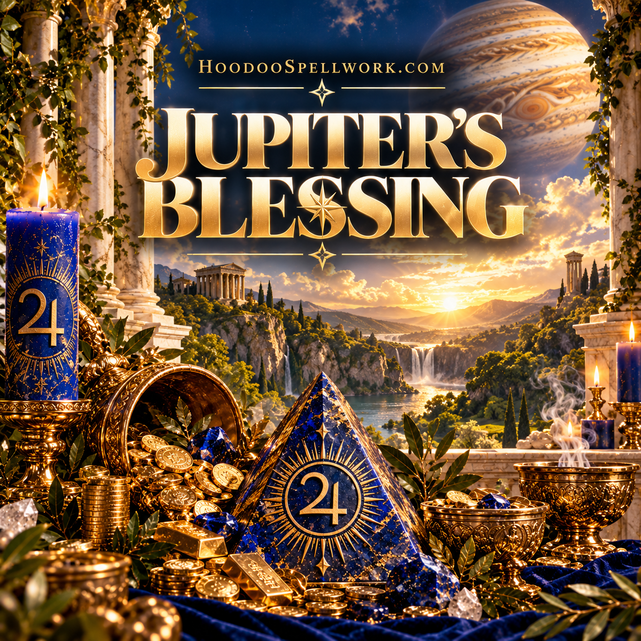 Jupiter's Blessing - Custom Wealth, Prosperity, Financial Gain Spellwork