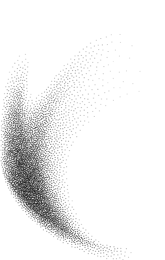 Abstract black background with dotted wave pattern.