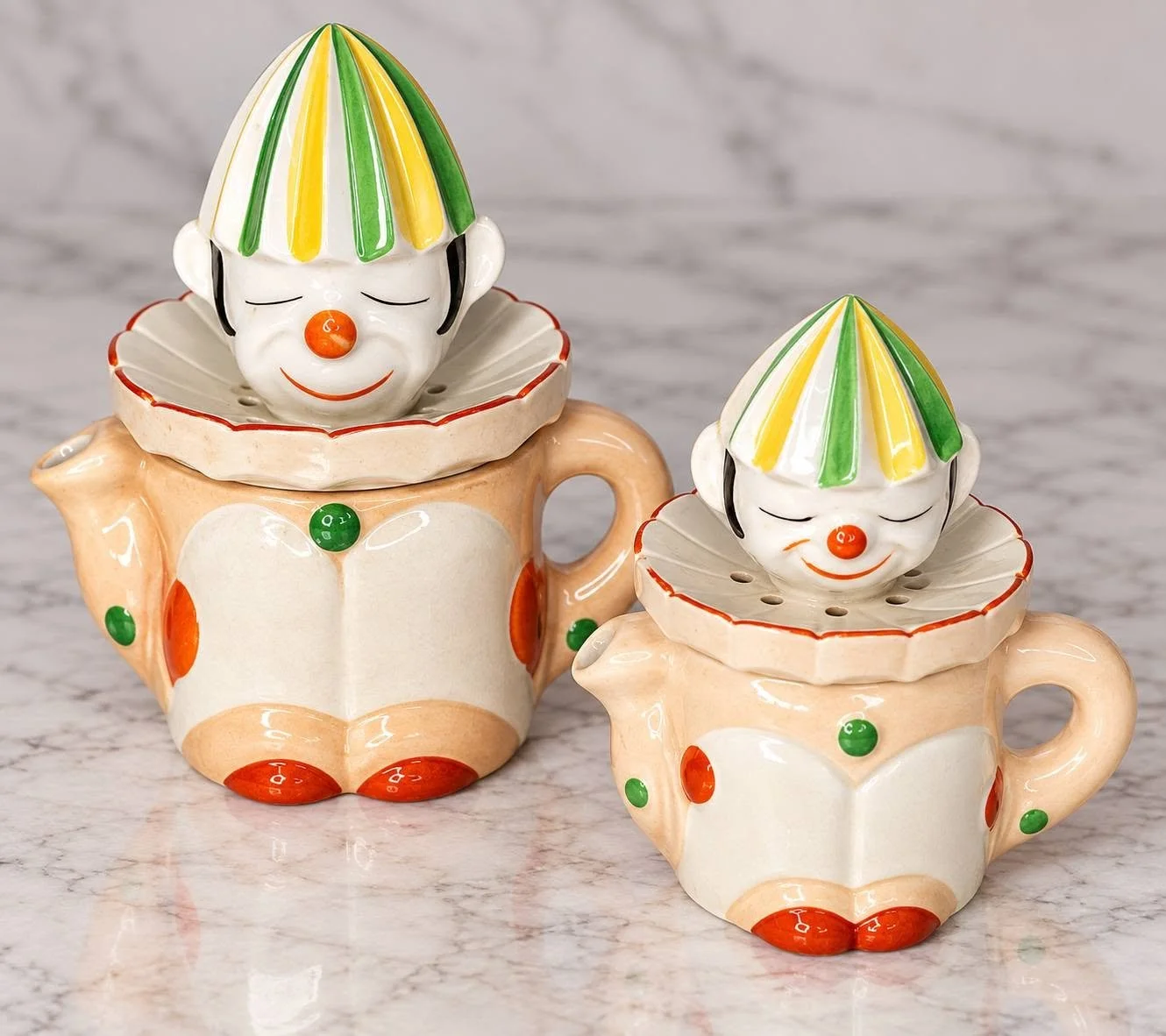 Vintage Tivoli Ware Clown Juicer Set