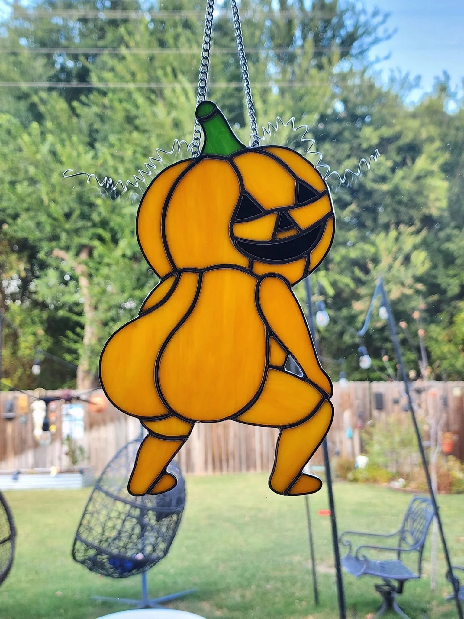 Pumpkin Spice Stained Glass - *OPEN ORDERS*
