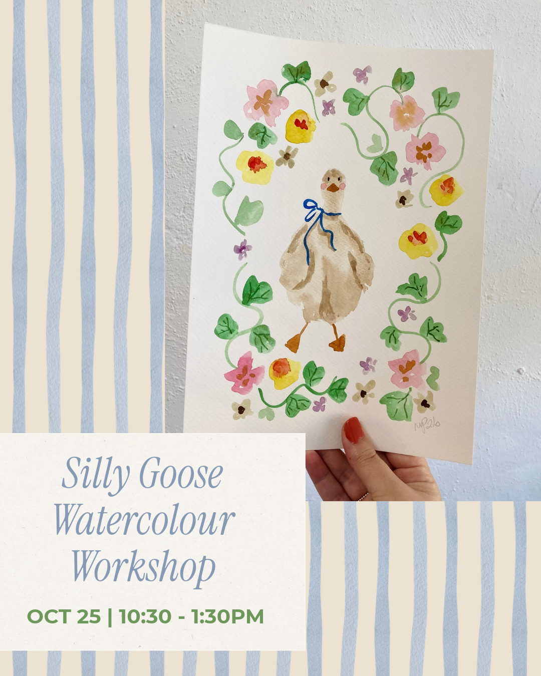 Silly Goose | Oct 25 Watercolour Workshop