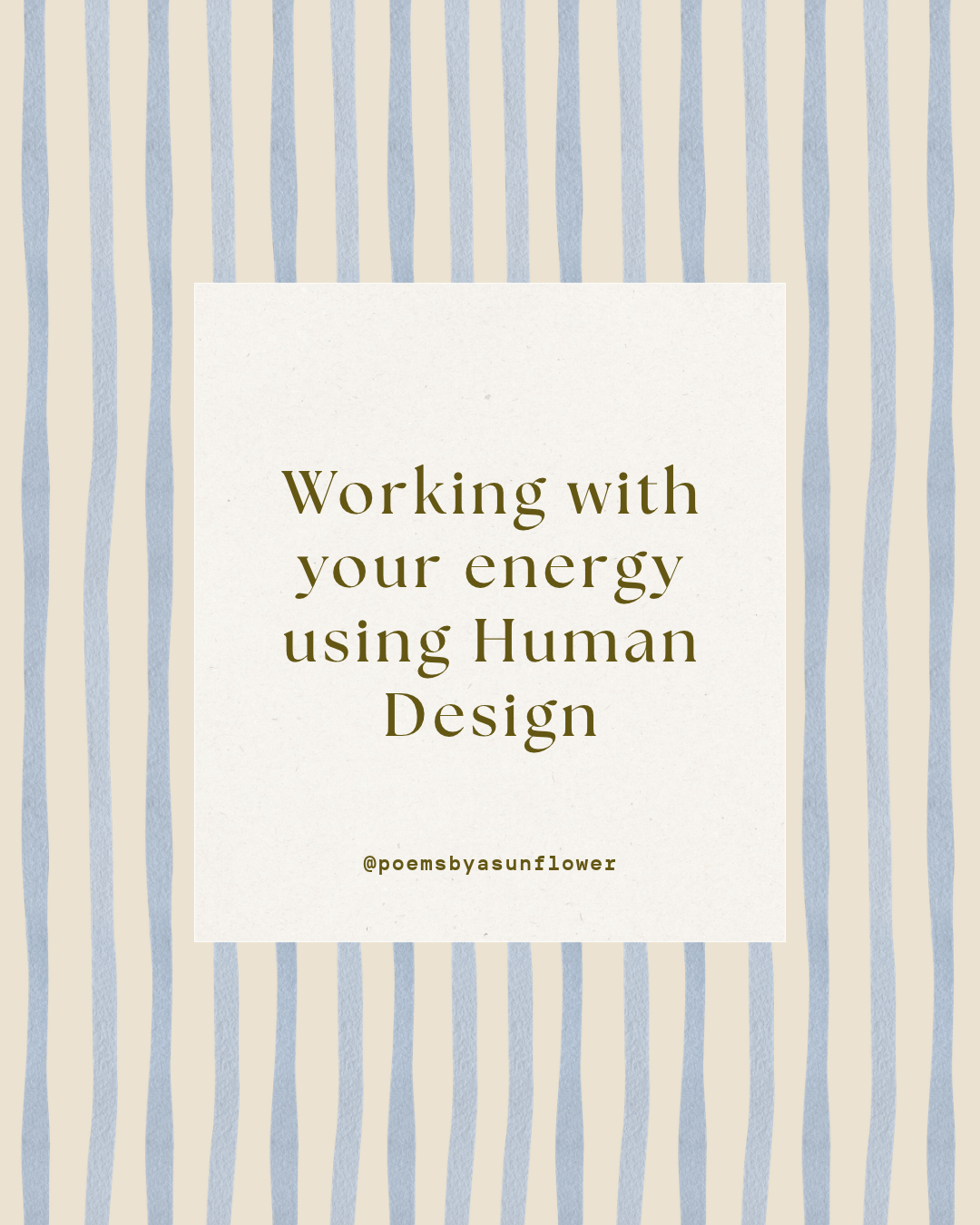 Finding more ease with Human Design