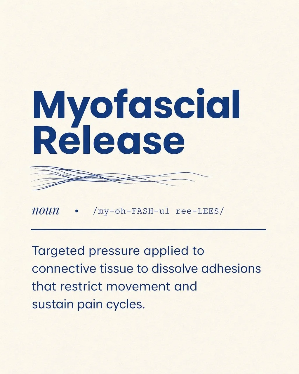"I'm the layer between your muscles and your skin. When I tighten, no amount of stretching on land reaches me."

That's fascia talking. And it's honest about something most rehab plans quietly ignore 💧

Fascia wraps every muscle and joint.