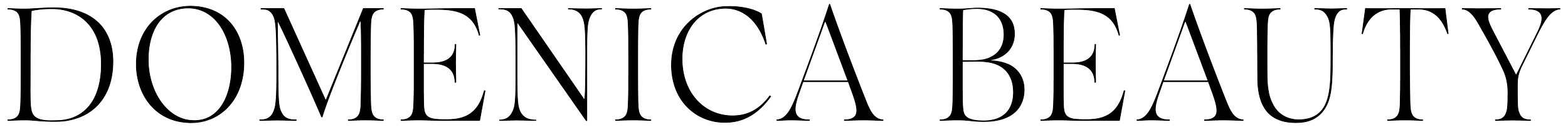 Domenica Beauty wordmark.