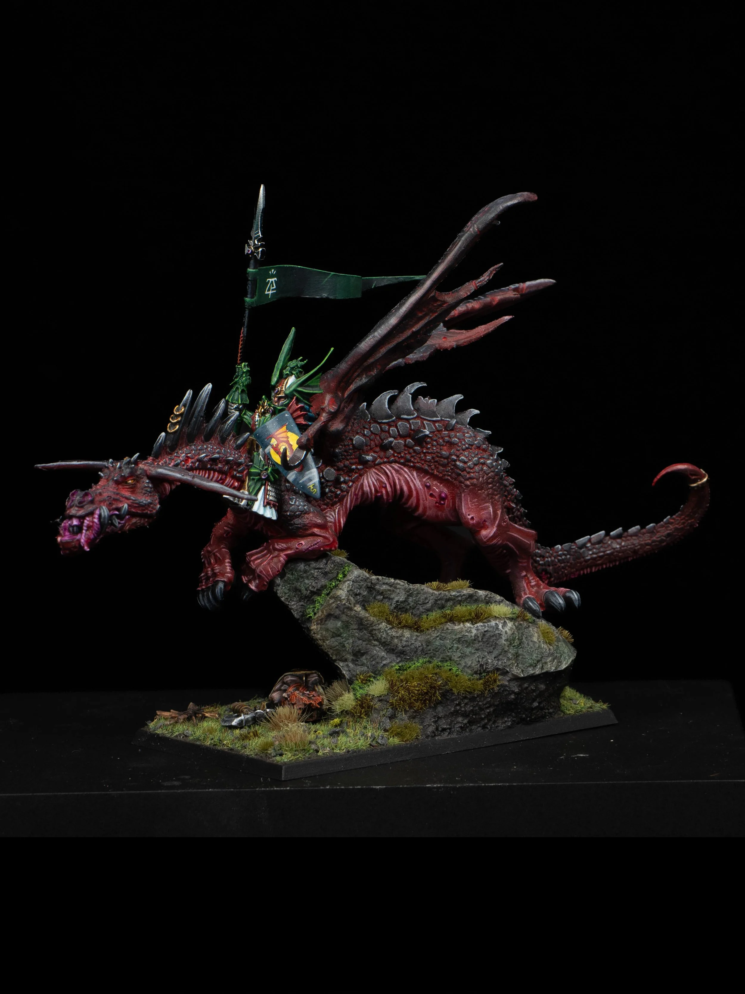 High Elf Caledorian Prince on Dragon - Jussi Nurro
