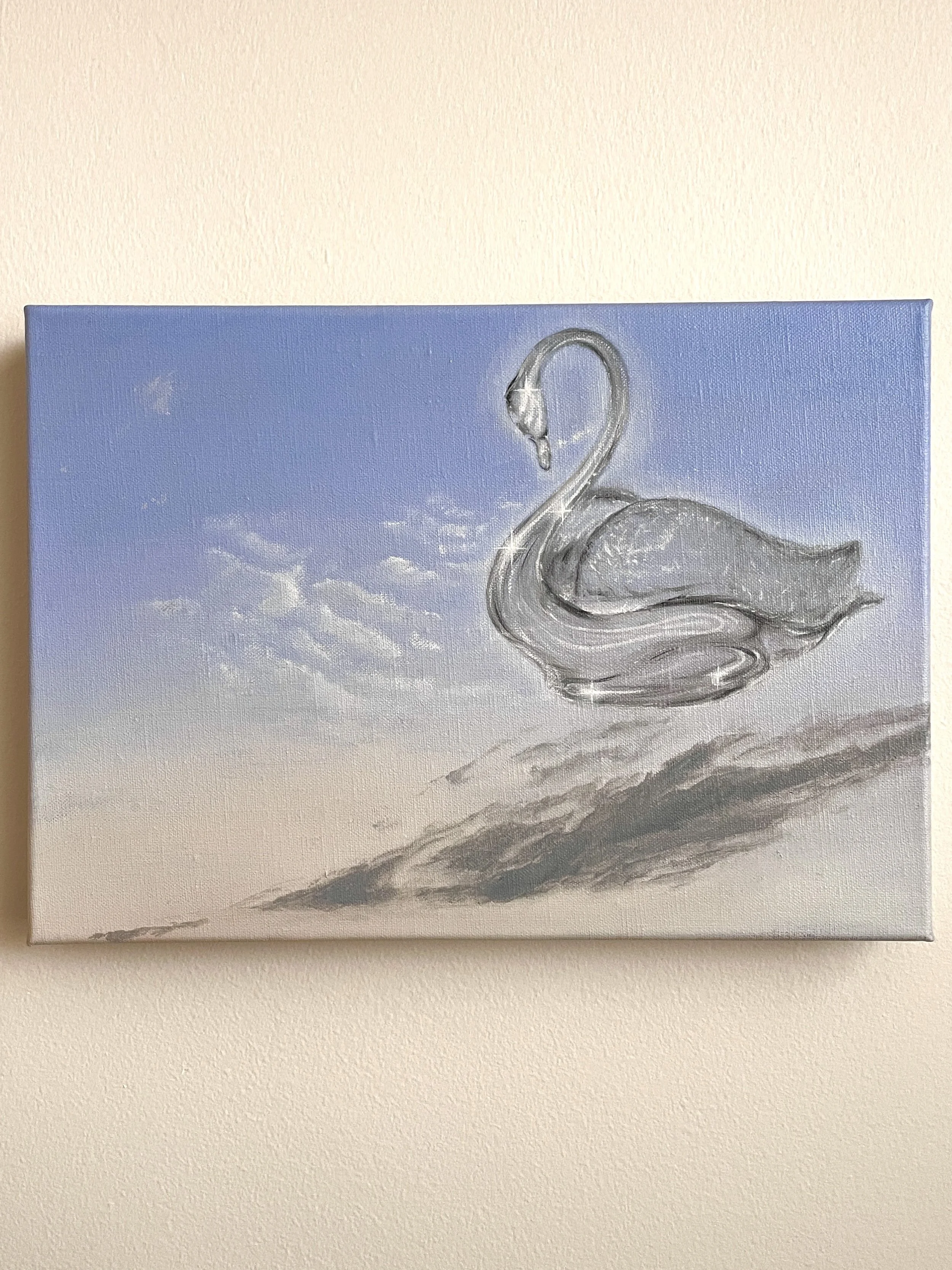 When you know, you know, 2024, oil on linen, 25 x 36 cm