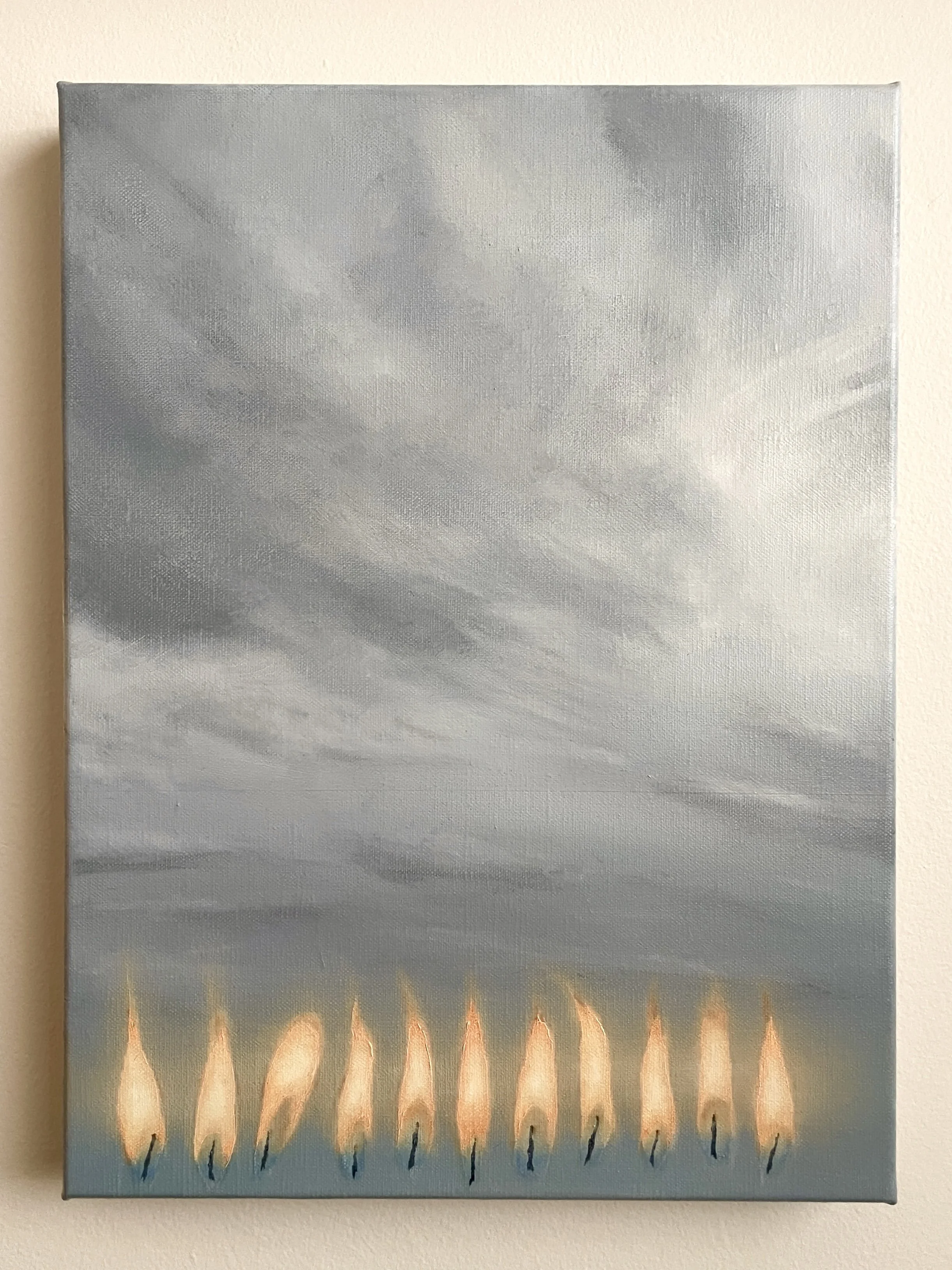 You remind me that I believe in something, 2025, oil on linen, 40 x 30 cm